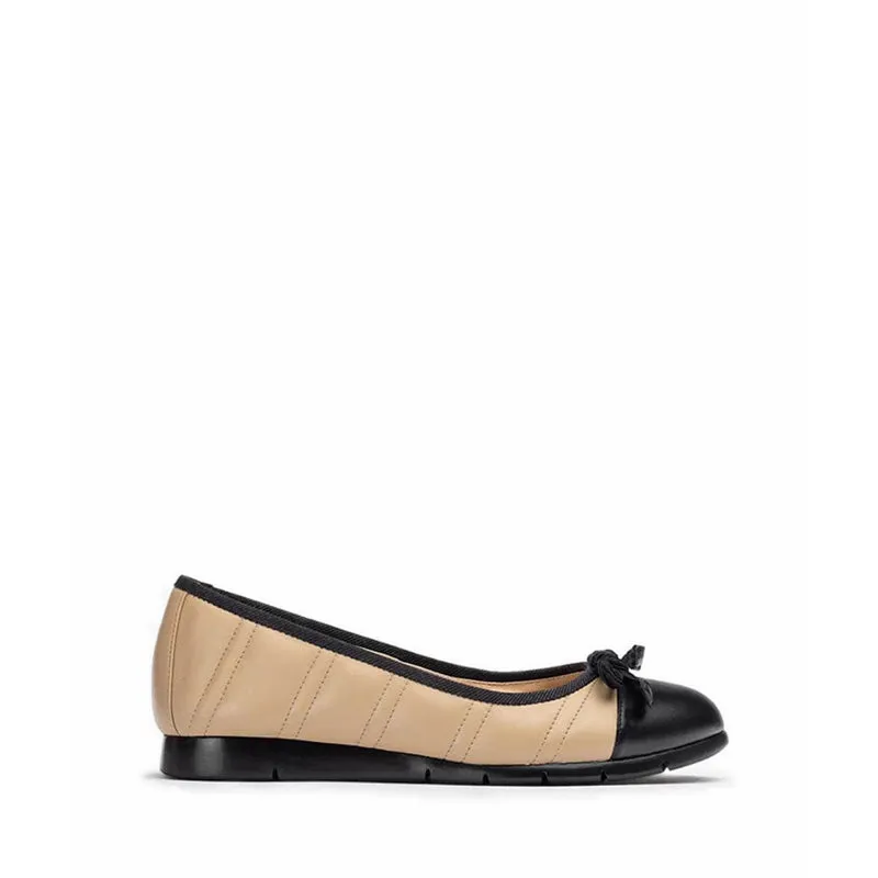 Alger Women's Ballerina- Natural/Black