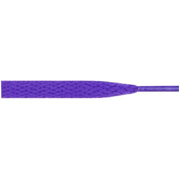 Athletic Flat 5/16 - Purple (12 Pair Pack) Shoelaces