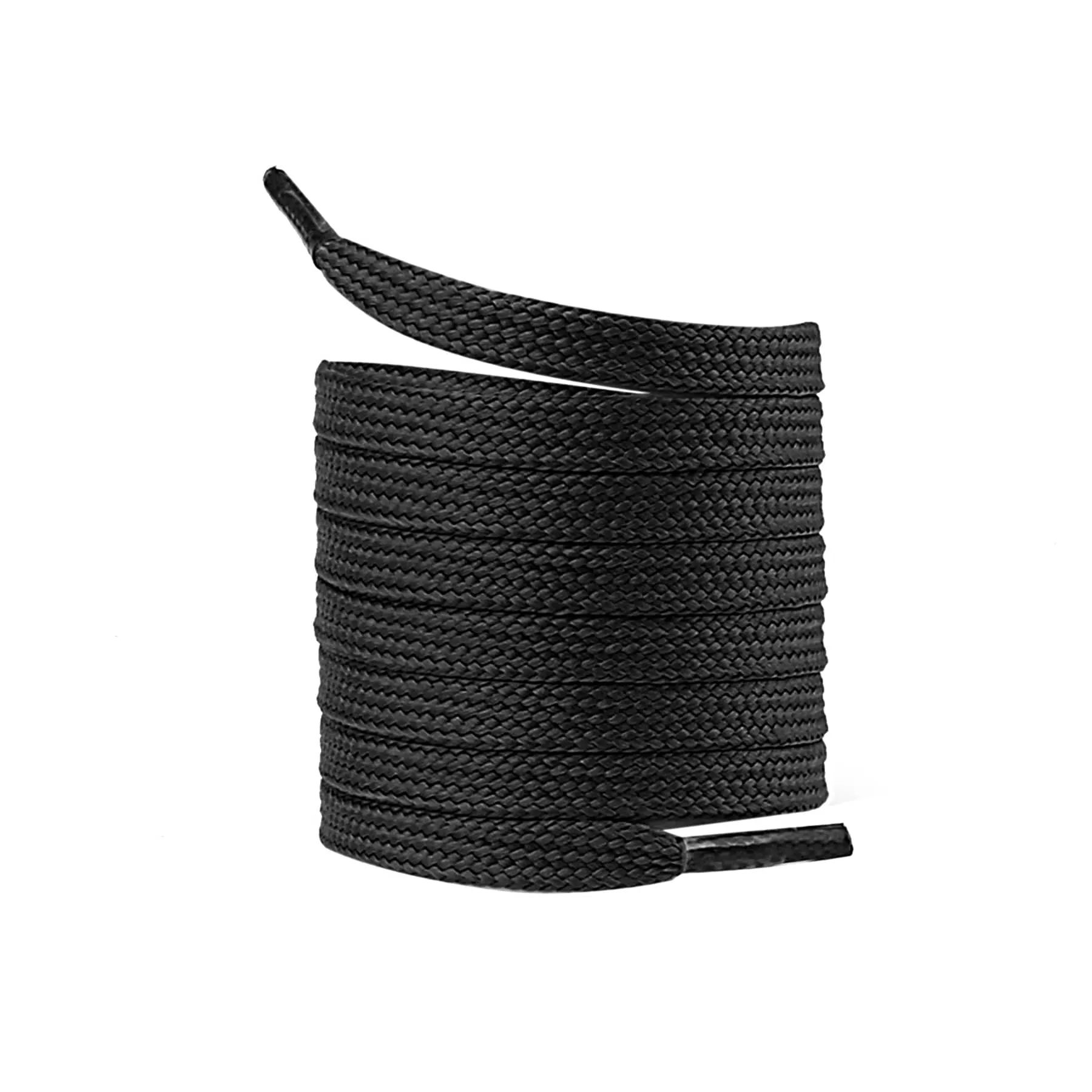 Bacca Bucci Sneaker Shoe Laces | Flat | Black- Red