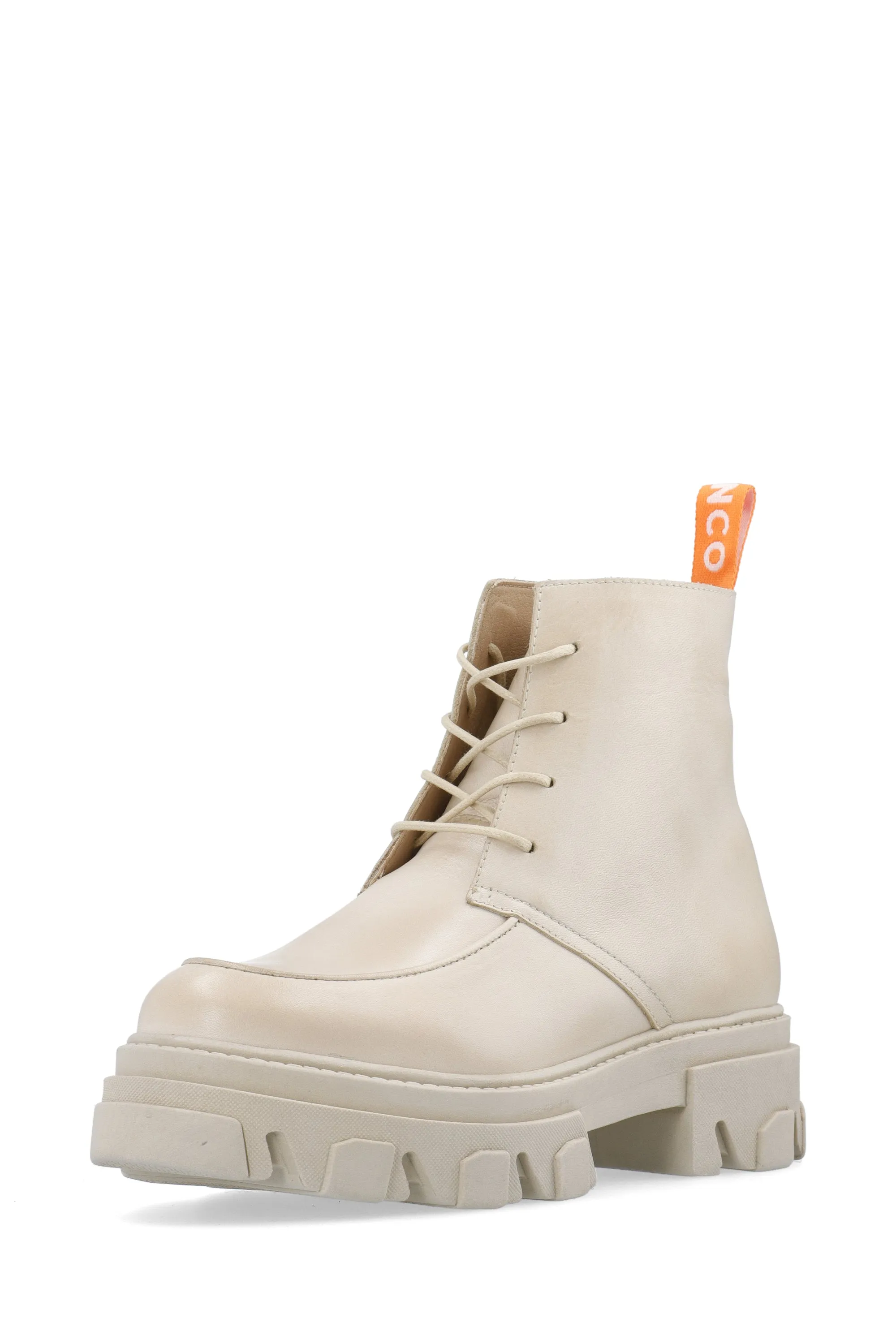 Biaginny Sand Lace Up Boots