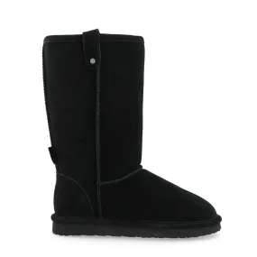 Biasnow Black Suede Long Boots