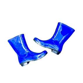 Blue Boots Rain By Ugg, Size: 9