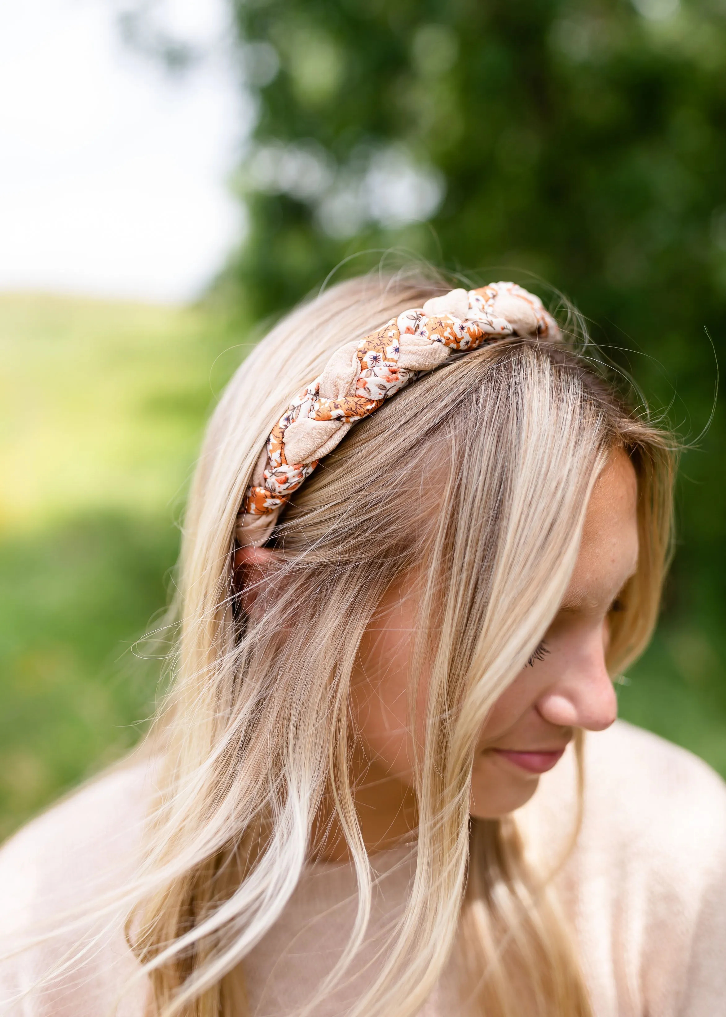 Braided Floral Headband