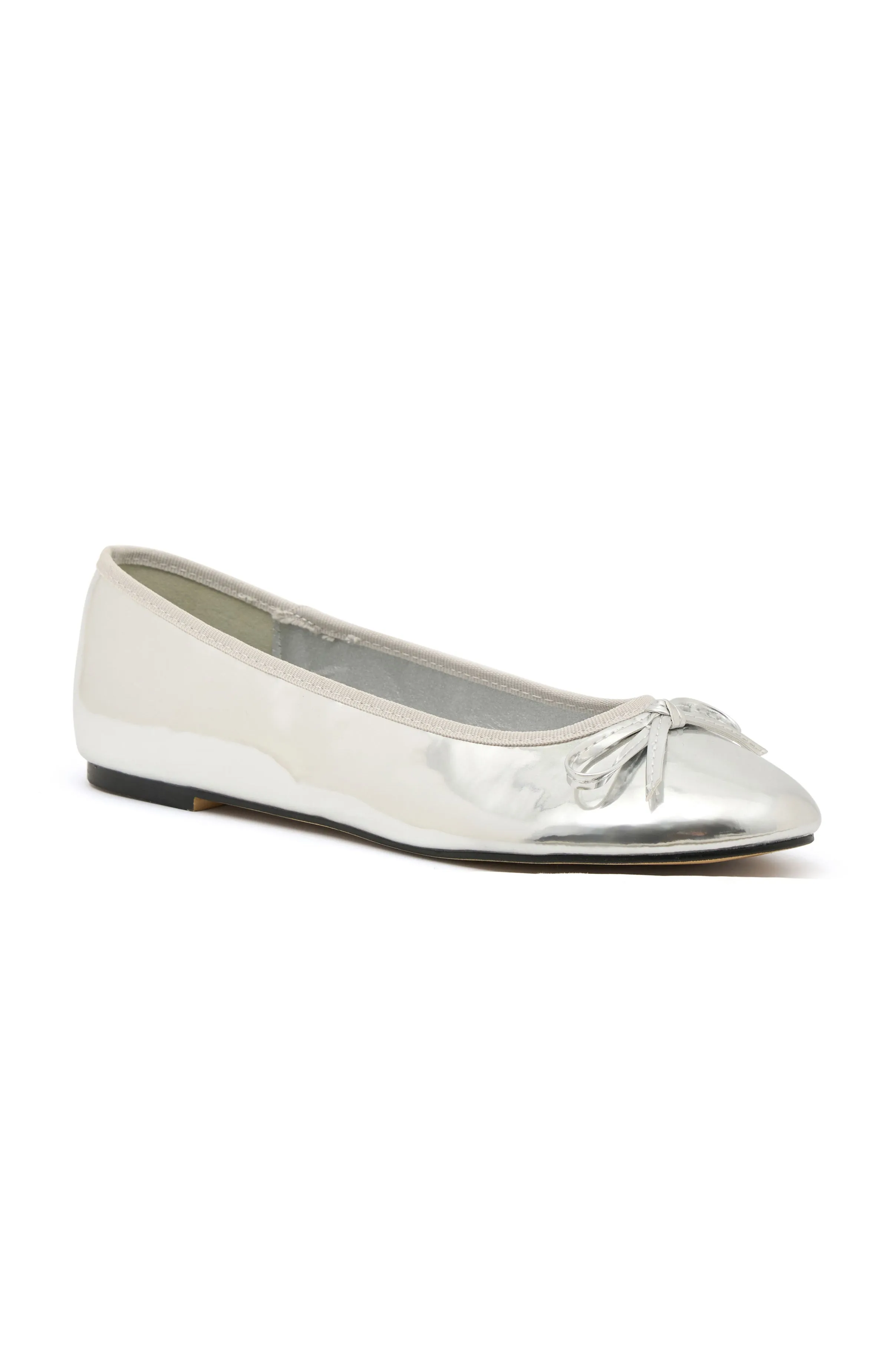 Bridget Ballet Flats Silver