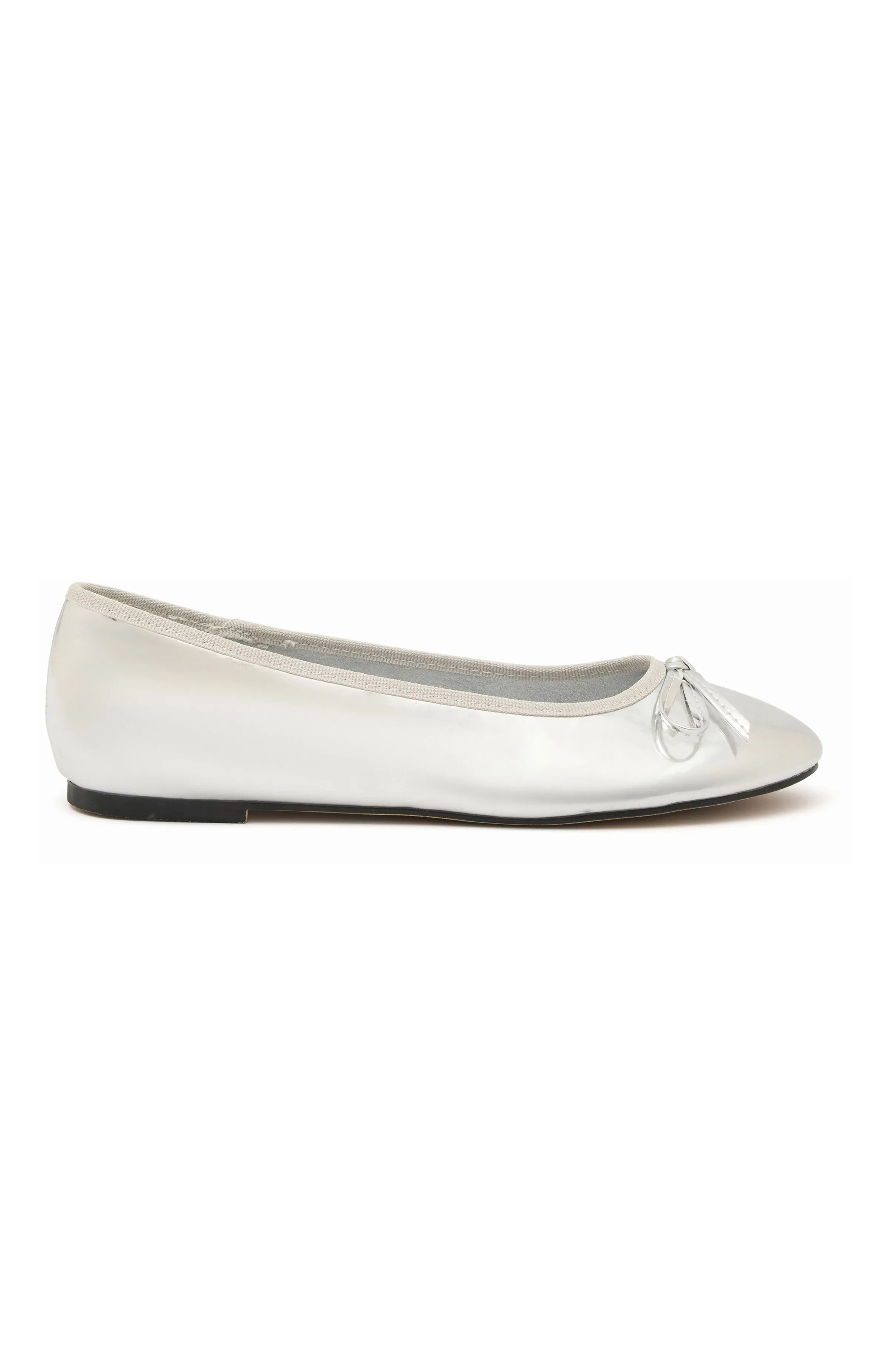 Bridget Ballet Flats Silver