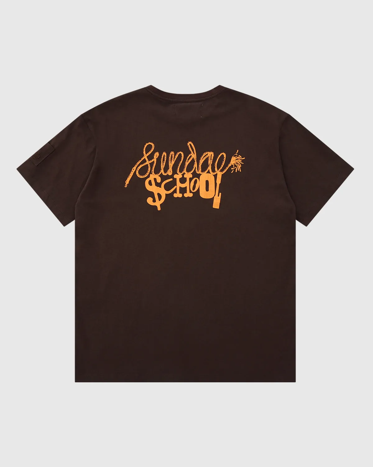 BROWN WANTED COWBOY T-SHIRT