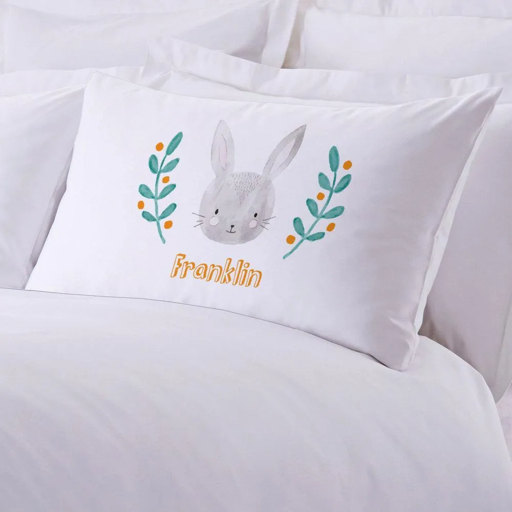 Bunny Personalized Kids Sleeping Pillowcase