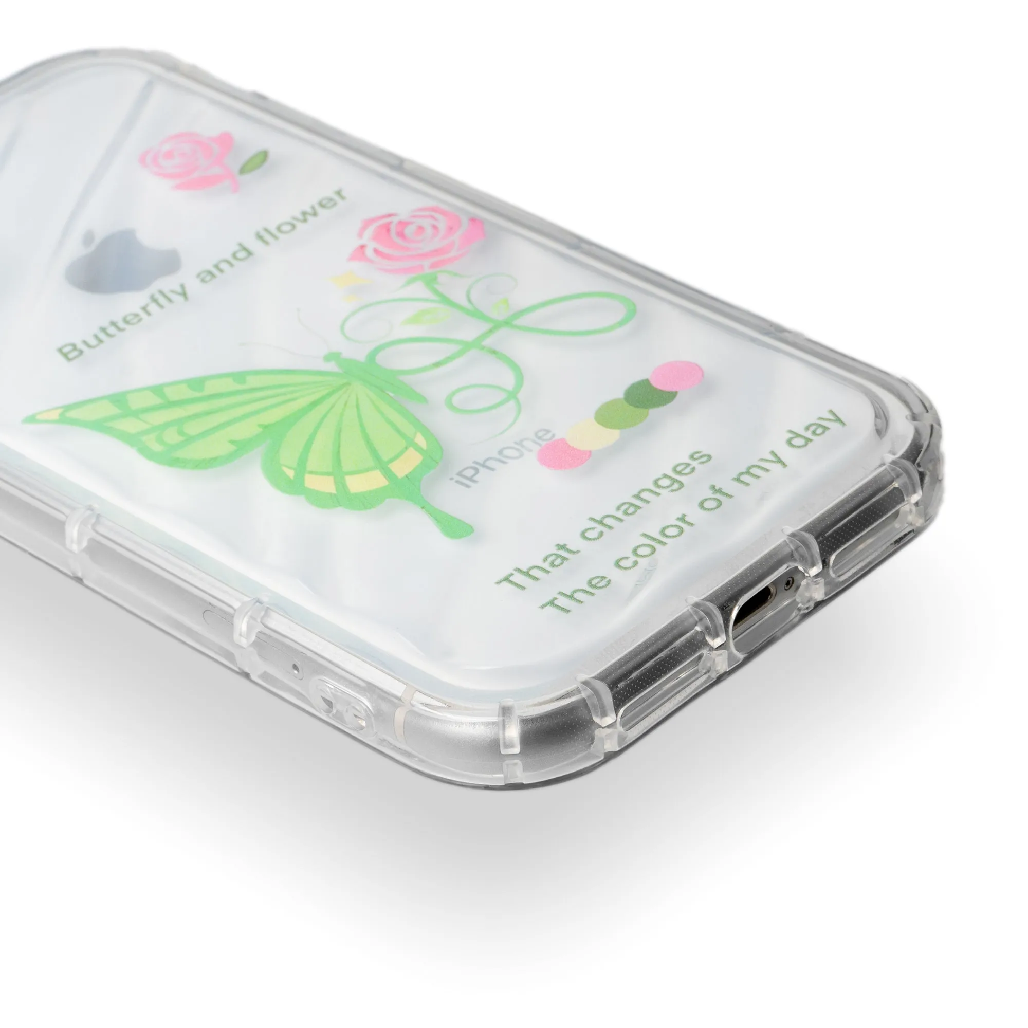 Butterfly Printed Transparent Back Cover for Apple iPhone 11