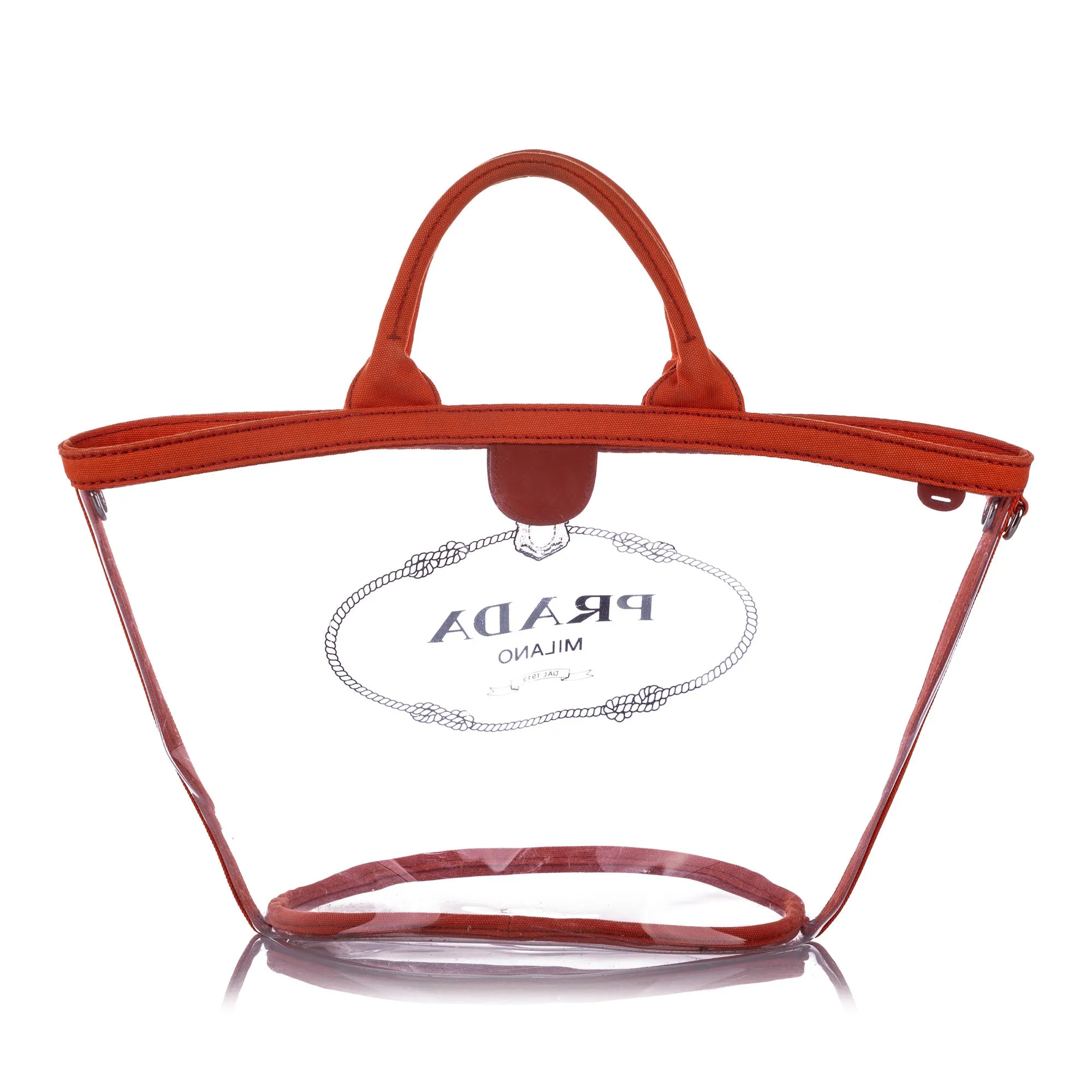 Canapa Transparent Satchel Orange