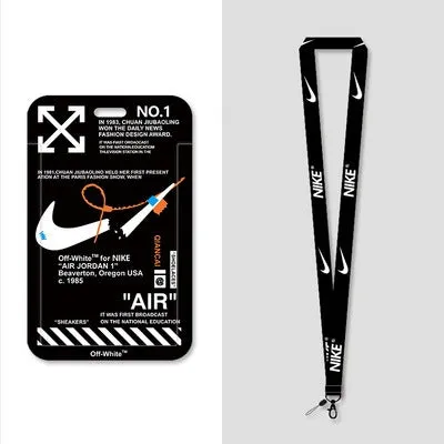 Card Holder Neck Strap Lanyard - Nike Series