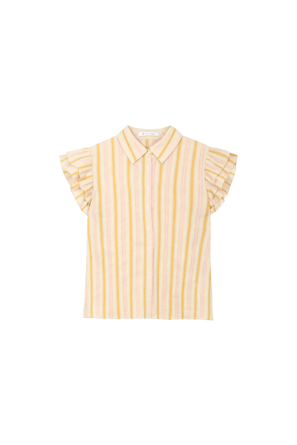 Casual Pink Stripe Shirt for Women