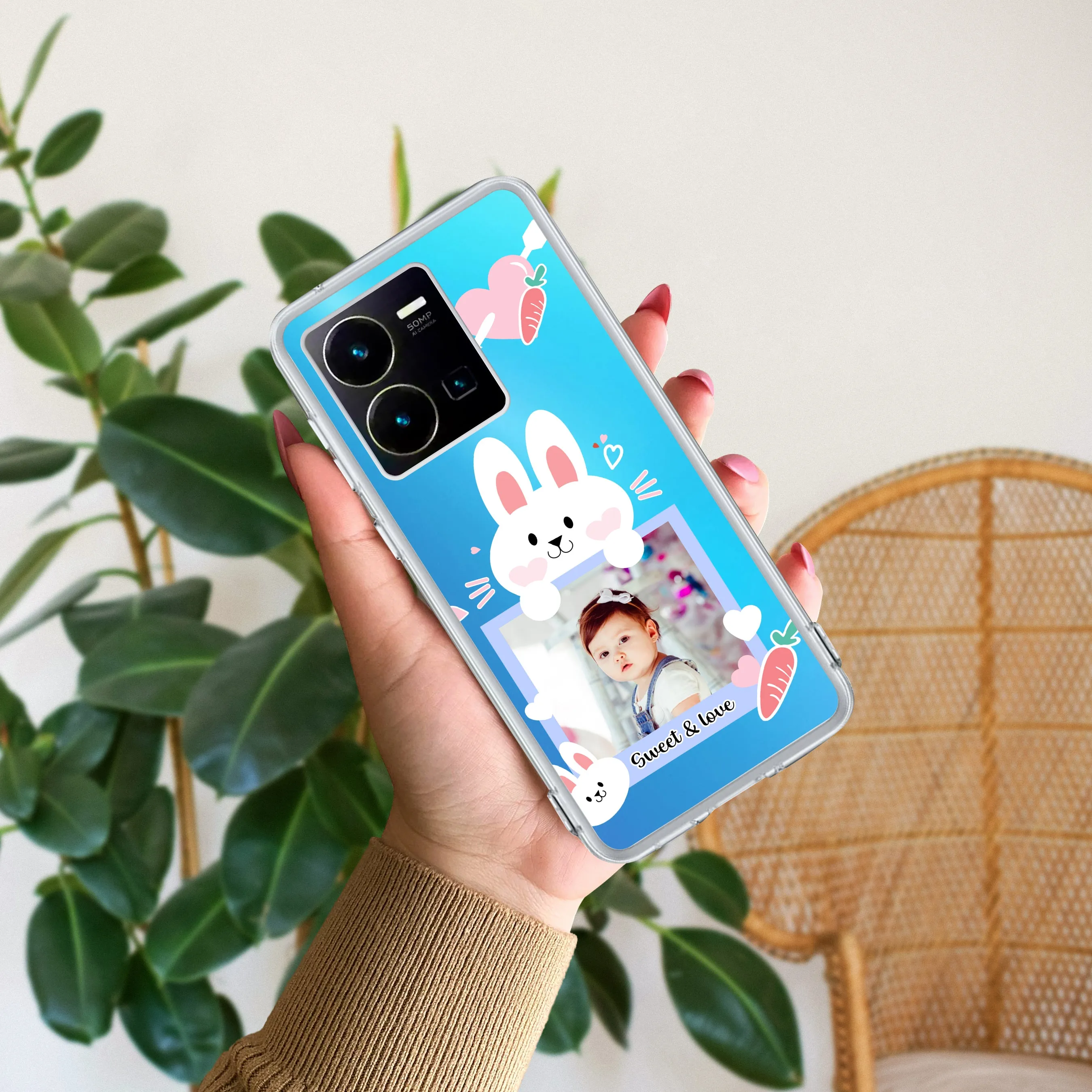 Customize Photo Transparent Silicon Case For Vivo