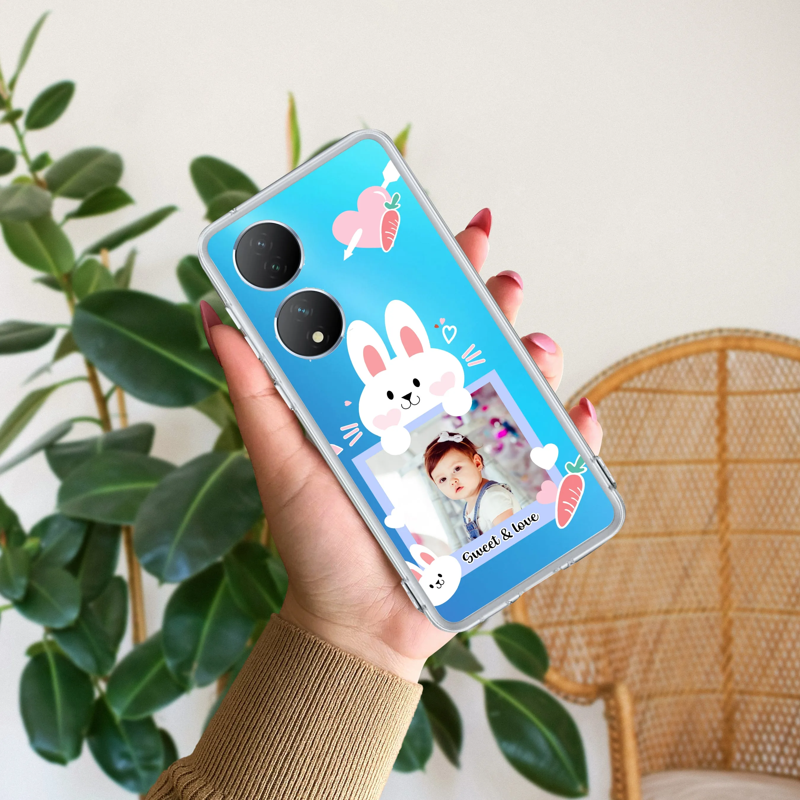 Customize Photo Transparent Silicon Case For Vivo