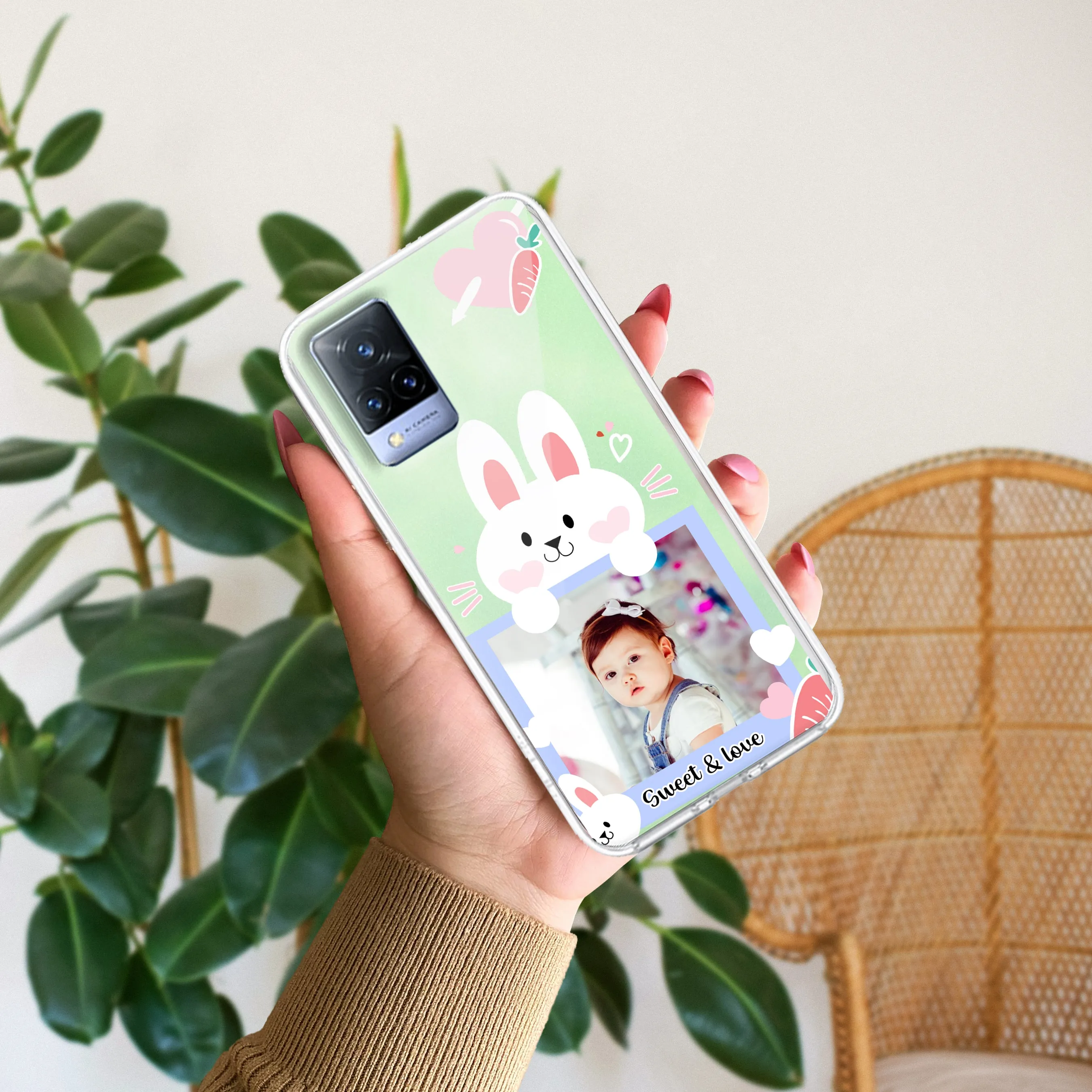 Customize Photo Transparent Silicon Case For Vivo