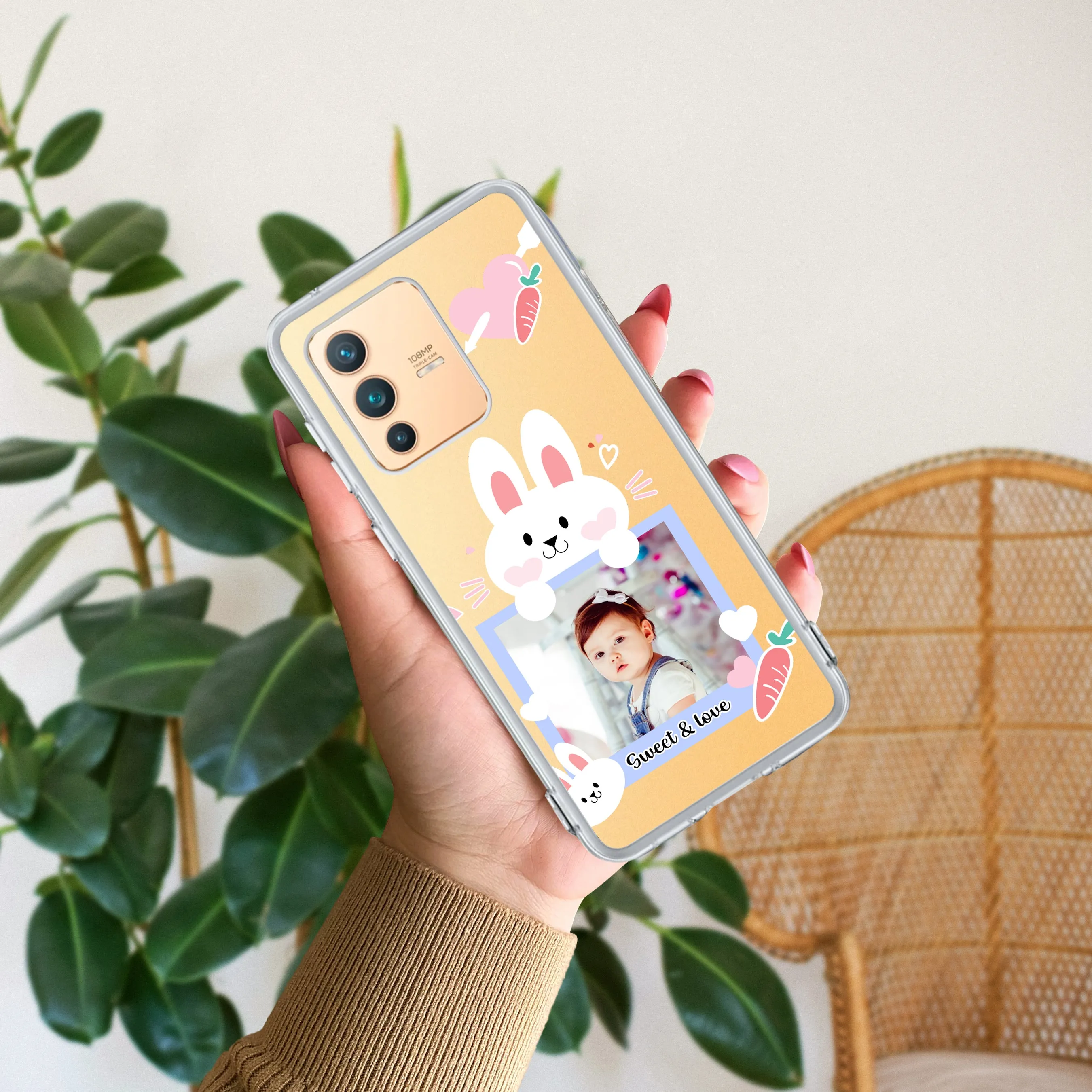 Customize Photo Transparent Silicon Case For Vivo