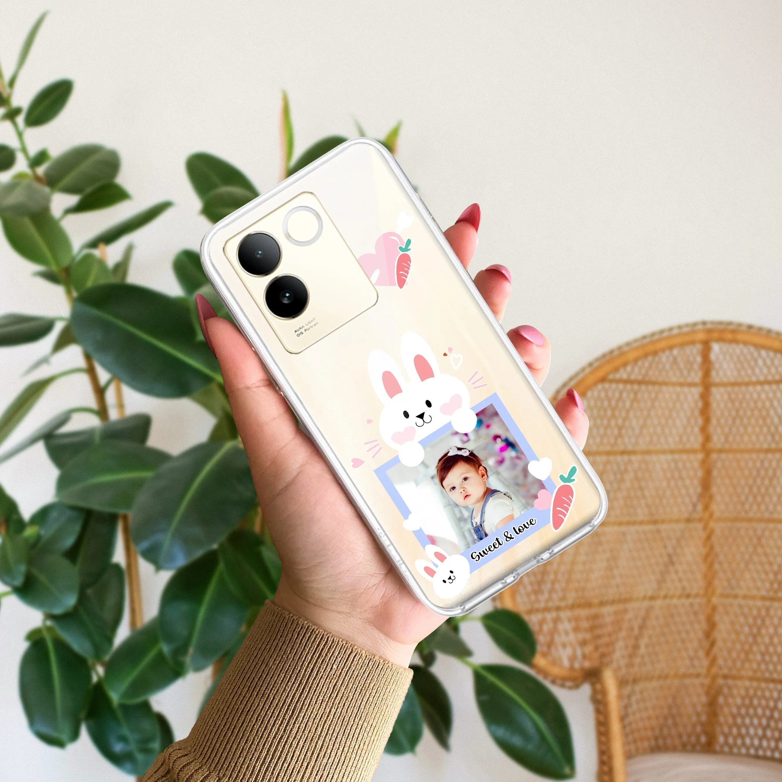 Customize Photo Transparent Silicon Case For Vivo