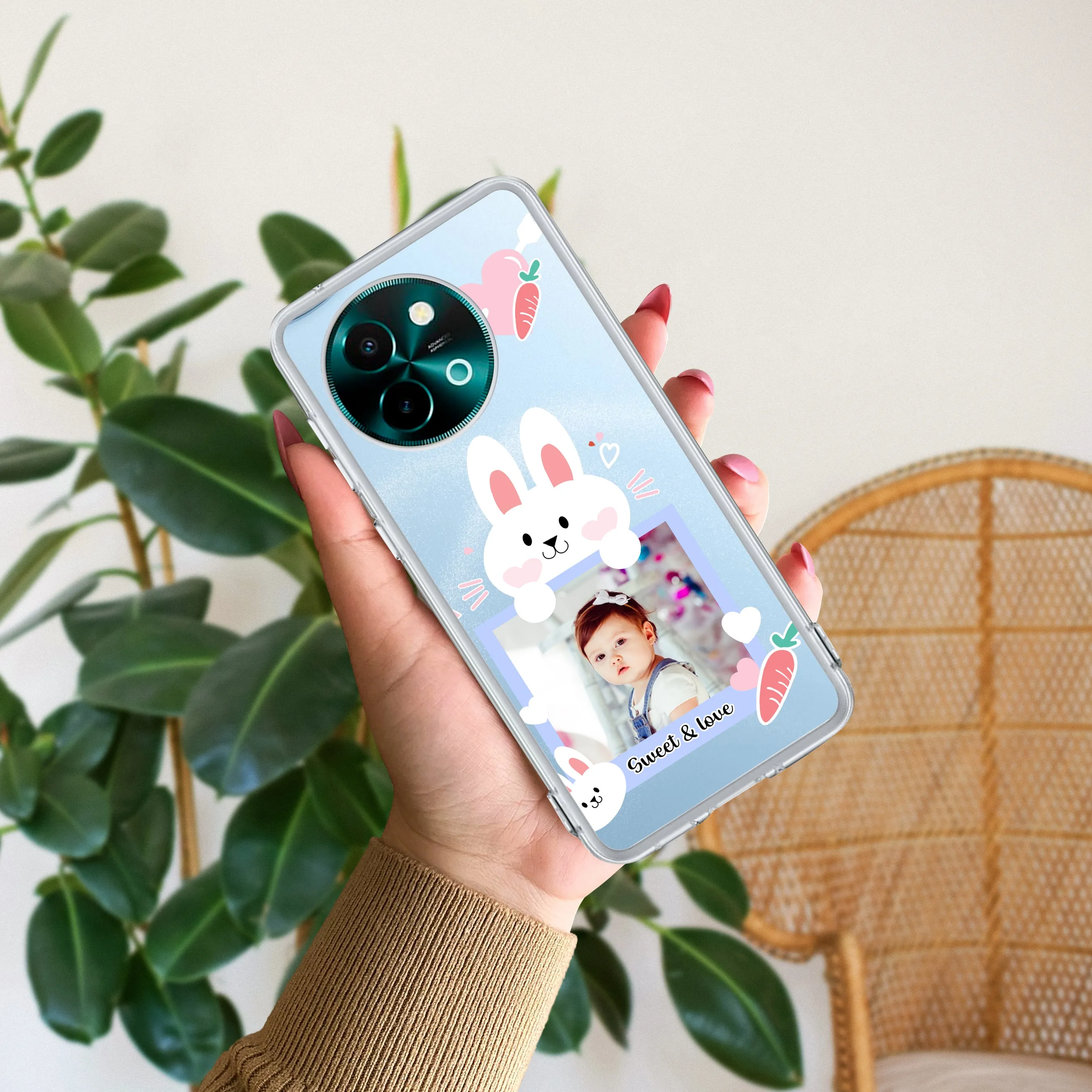 Customize Photo Transparent Silicon Case For Vivo