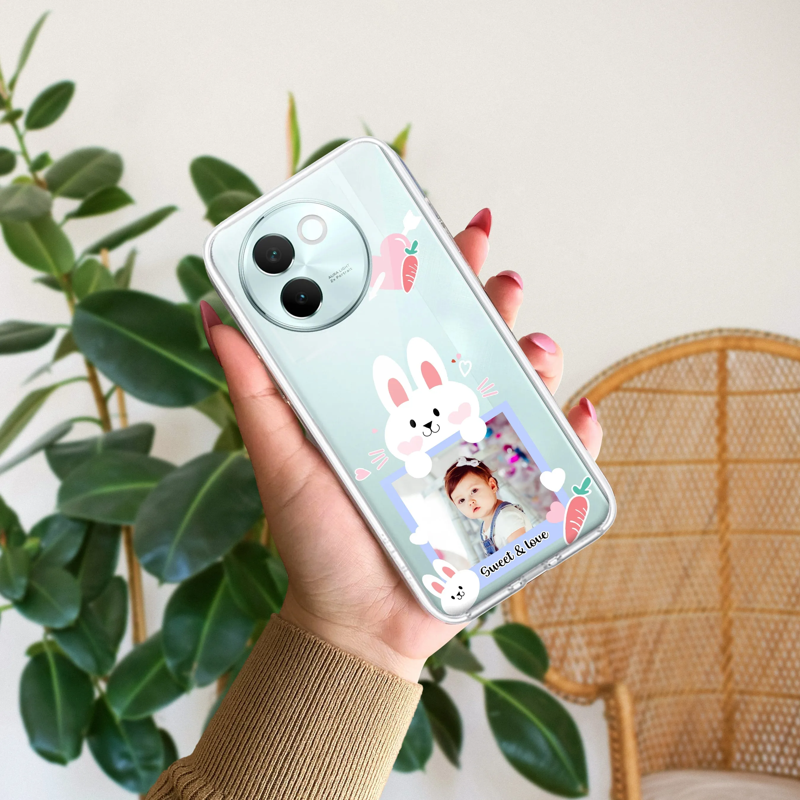 Customize Photo Transparent Silicon Case For Vivo