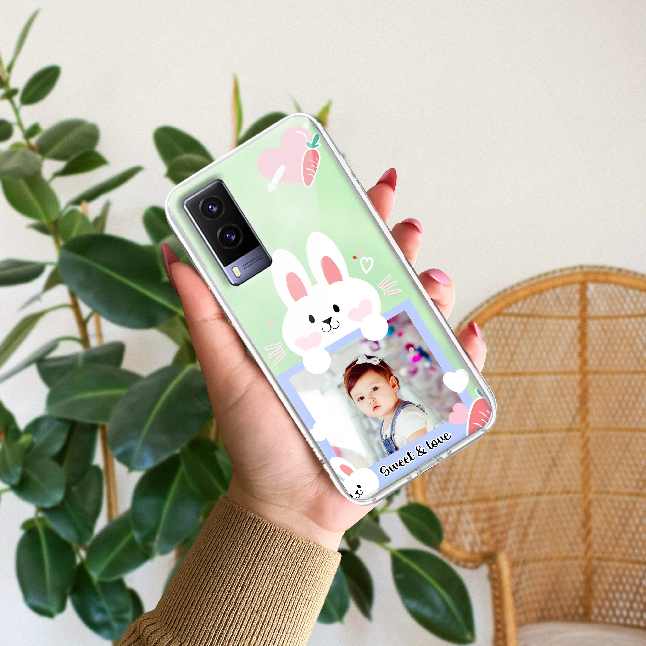 Customize Photo Transparent Silicon Case For Vivo