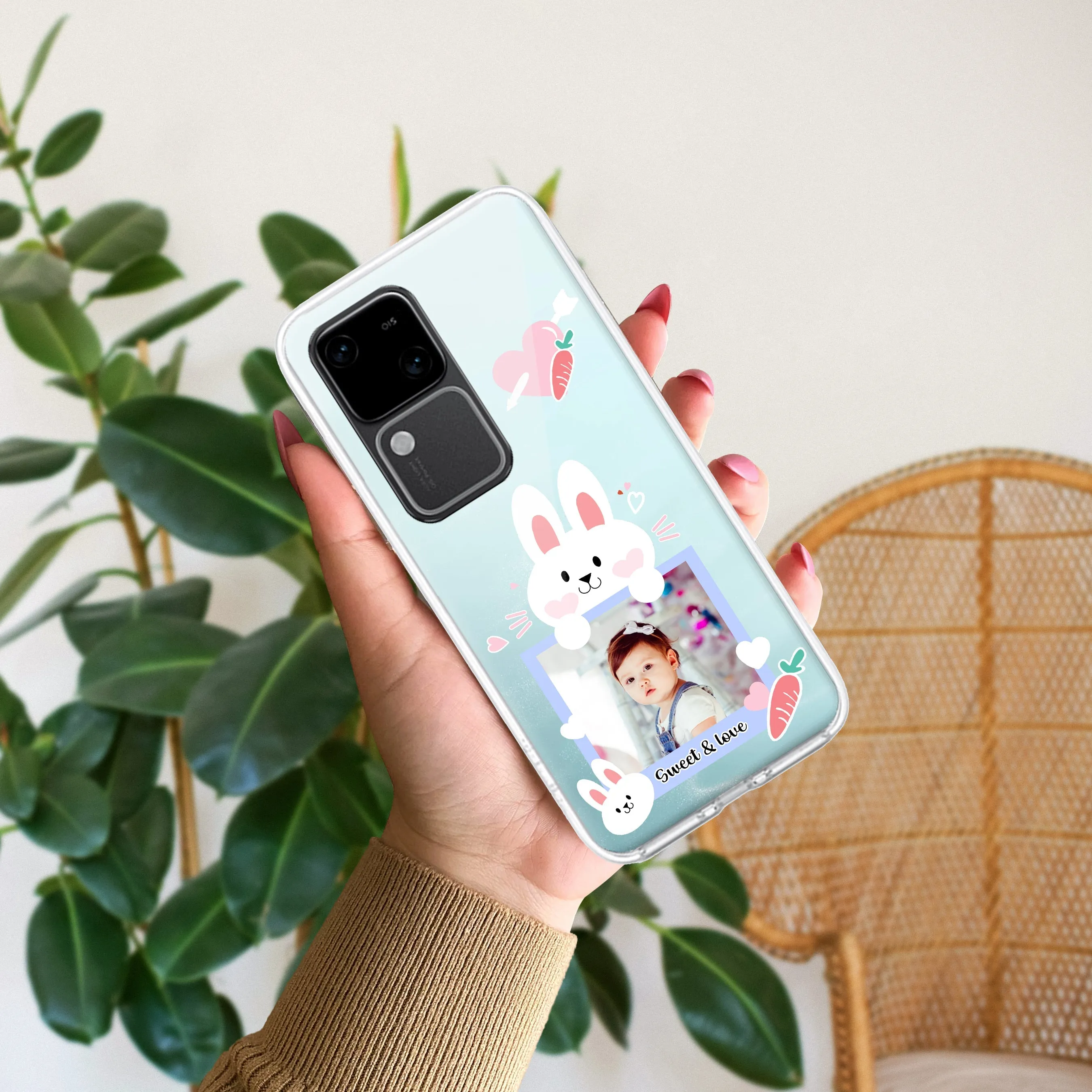 Customize Photo Transparent Silicon Case For Vivo