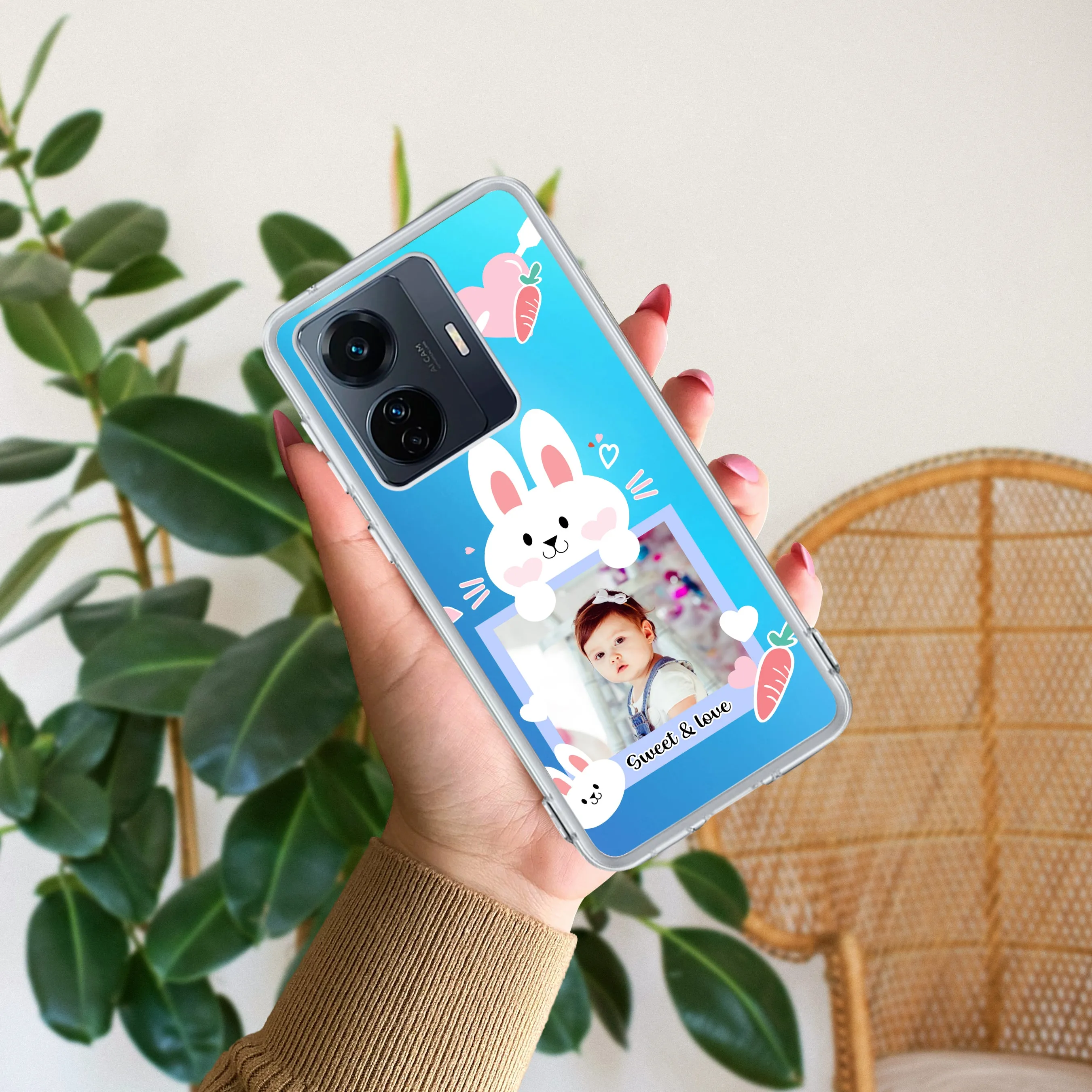 Customize Photo Transparent Silicon Case For Vivo