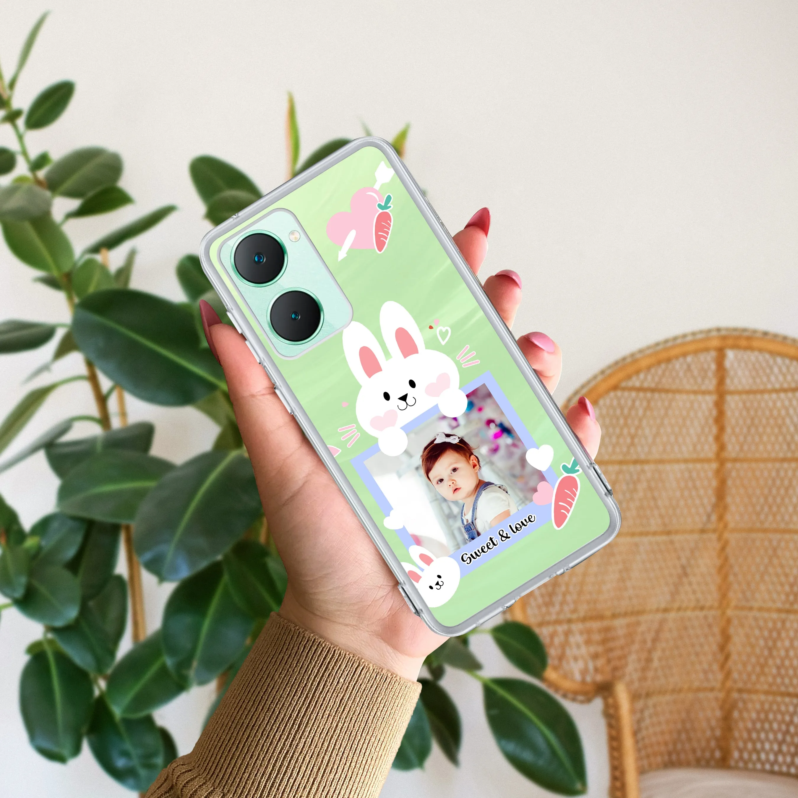 Customize Photo Transparent Silicon Case For Vivo