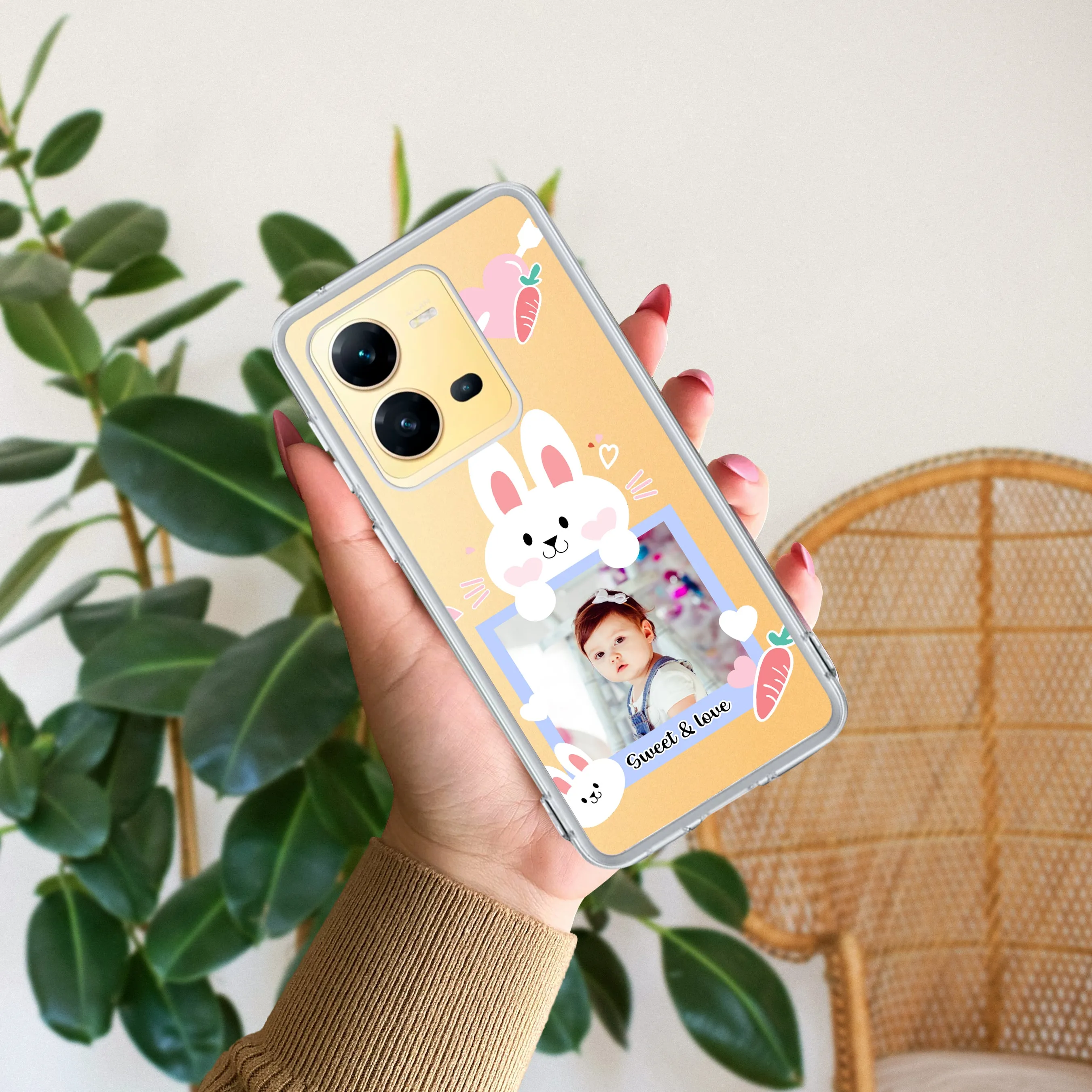 Customize Photo Transparent Silicon Case For Vivo