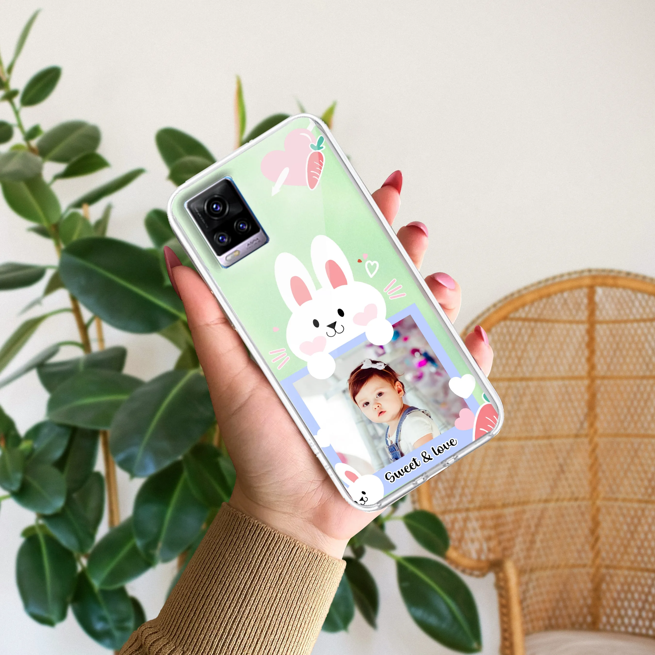 Customize Photo Transparent Silicon Case For Vivo