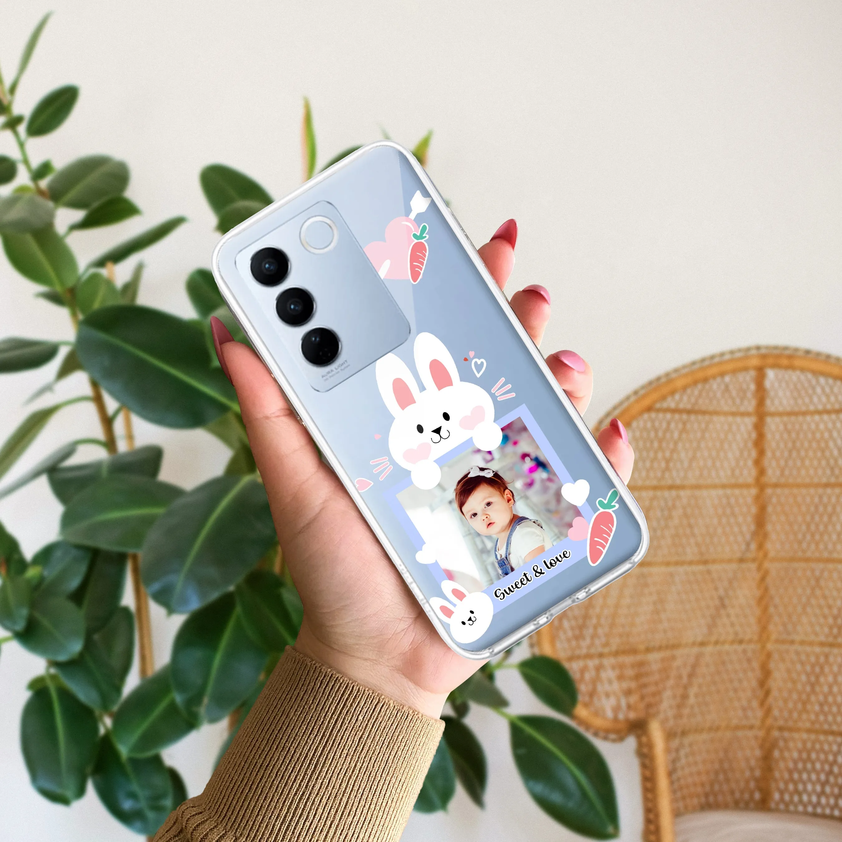 Customize Photo Transparent Silicon Case For Vivo