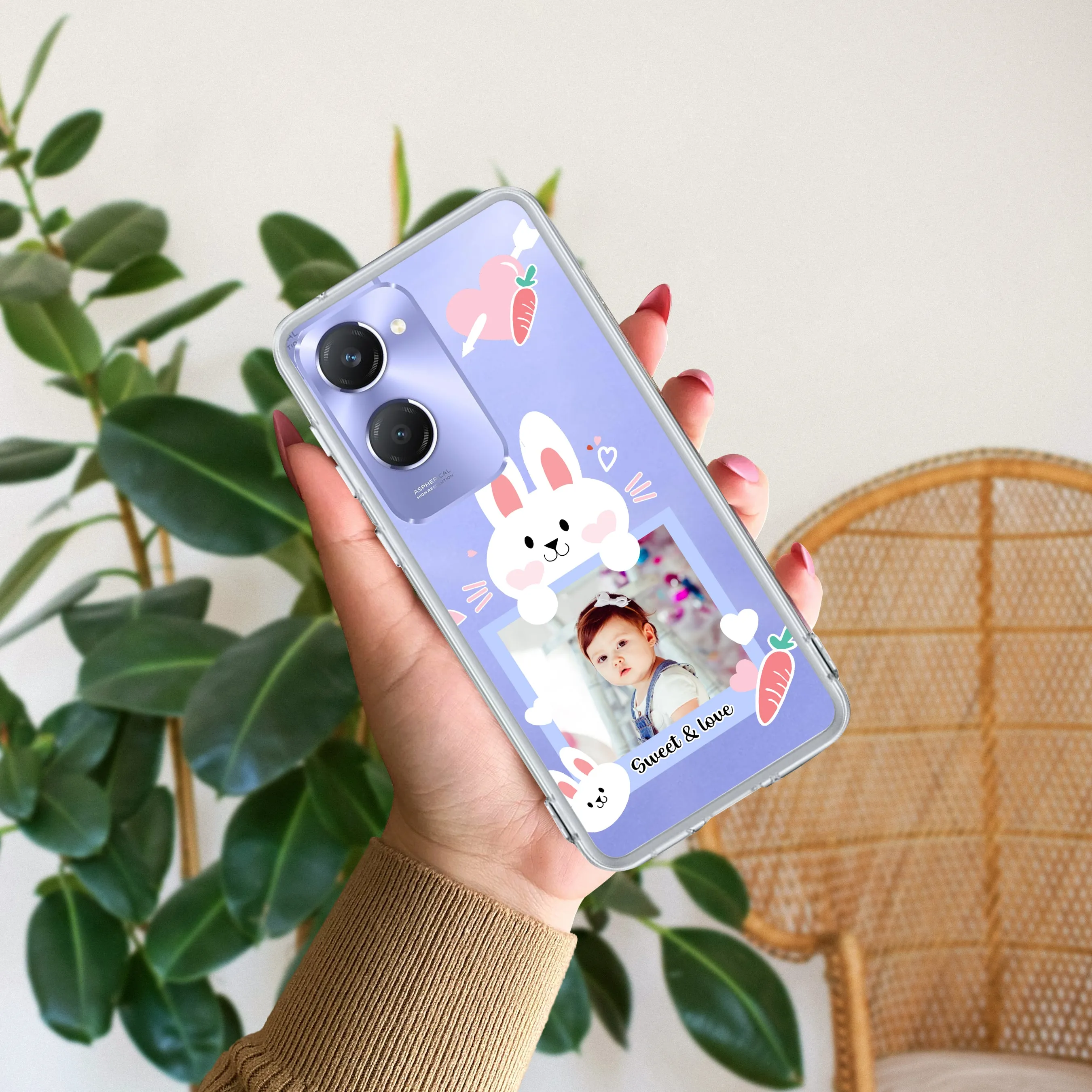 Customize Photo Transparent Silicon Case For Vivo