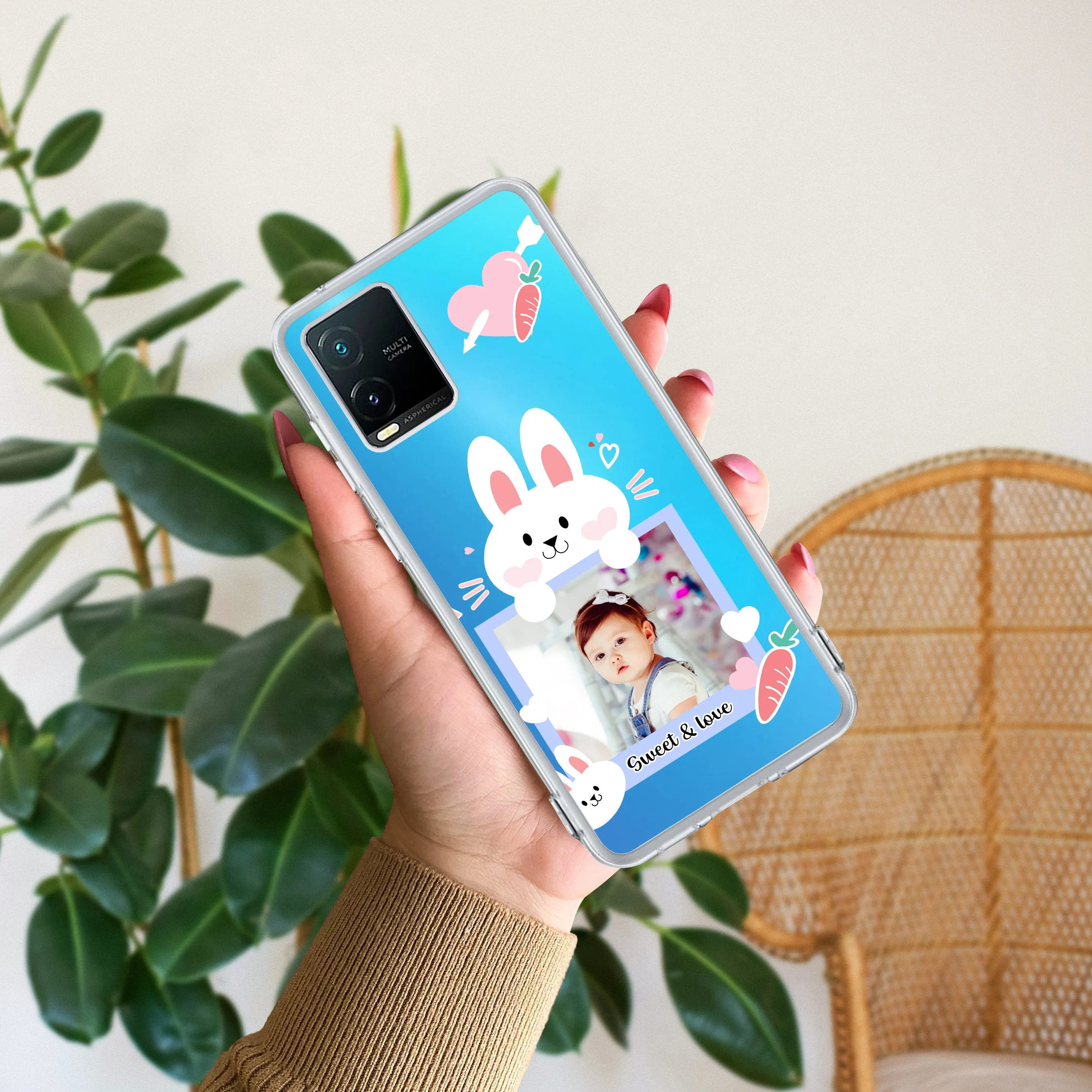 Customize Photo Transparent Silicon Case For Vivo