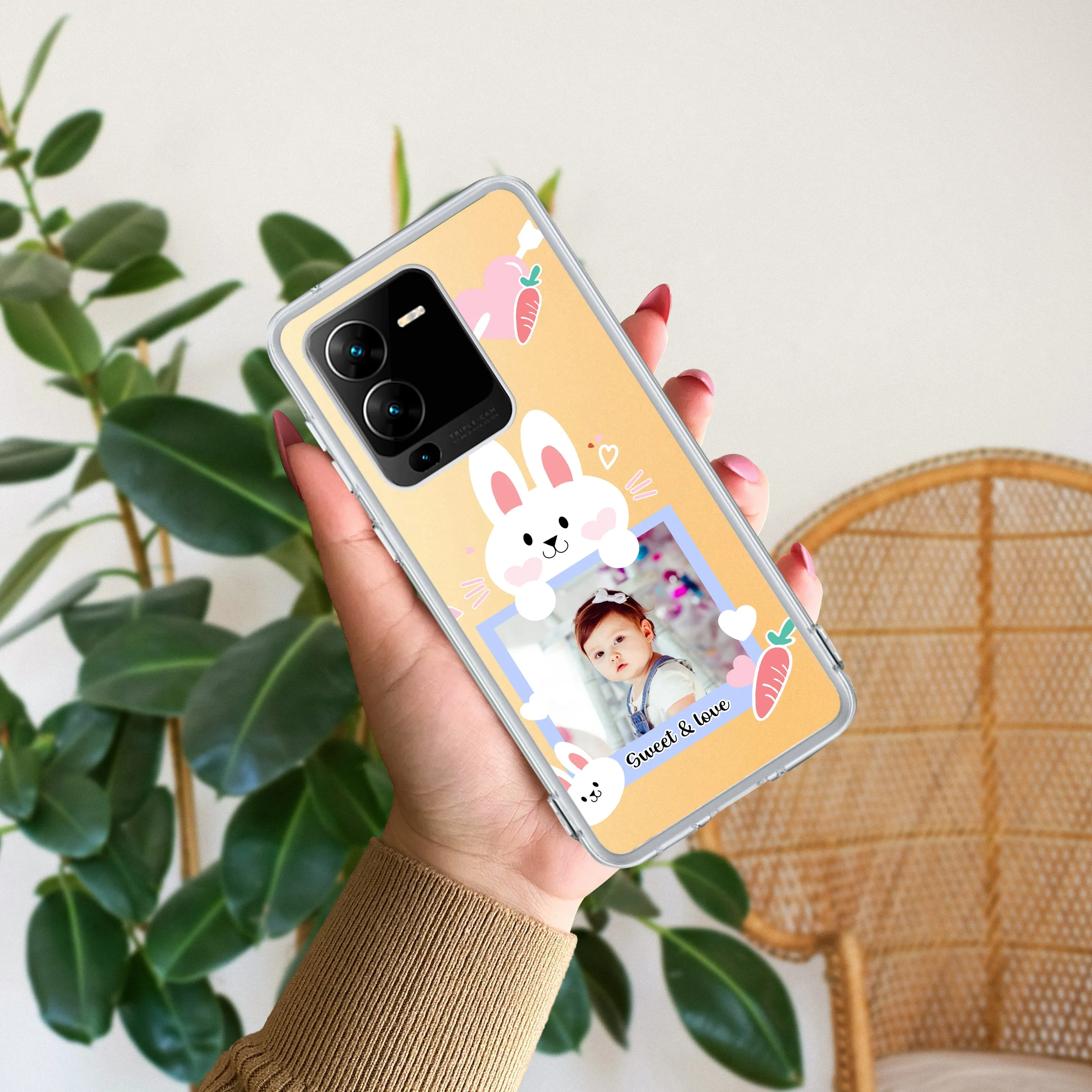 Customize Photo Transparent Silicon Case For Vivo