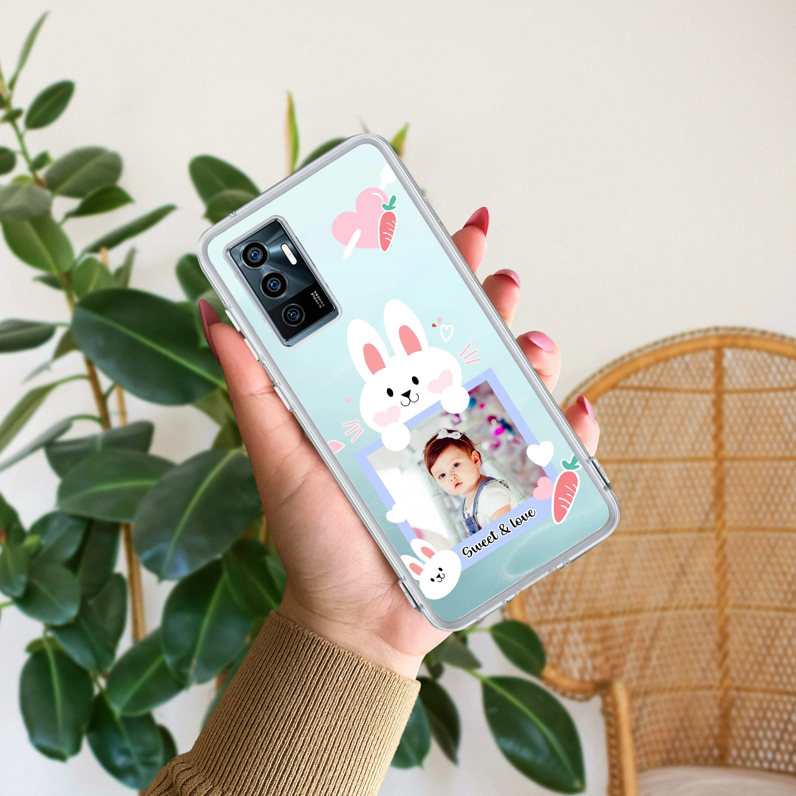 Customize Photo Transparent Silicon Case For Vivo