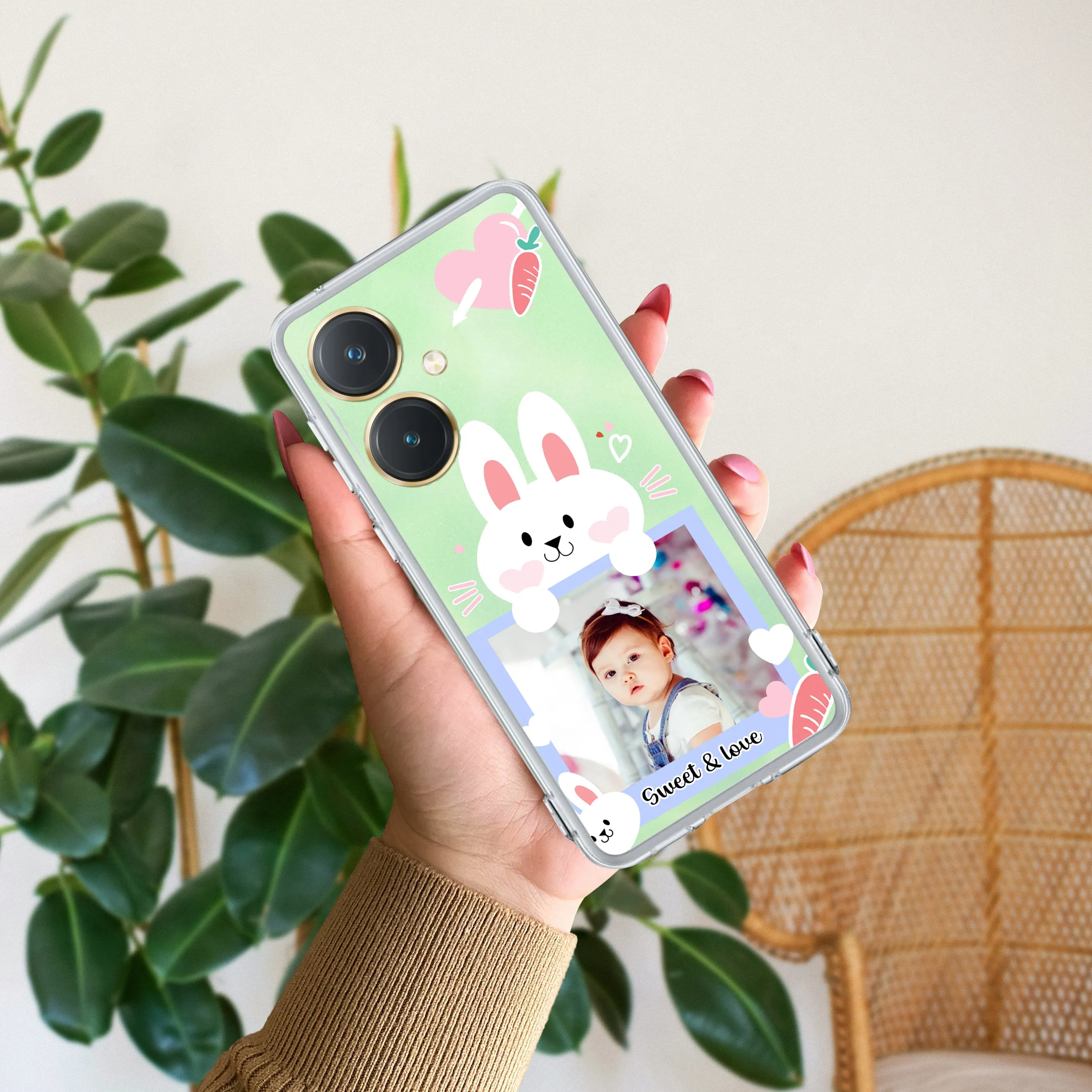 Customize Photo Transparent Silicon Case For Vivo