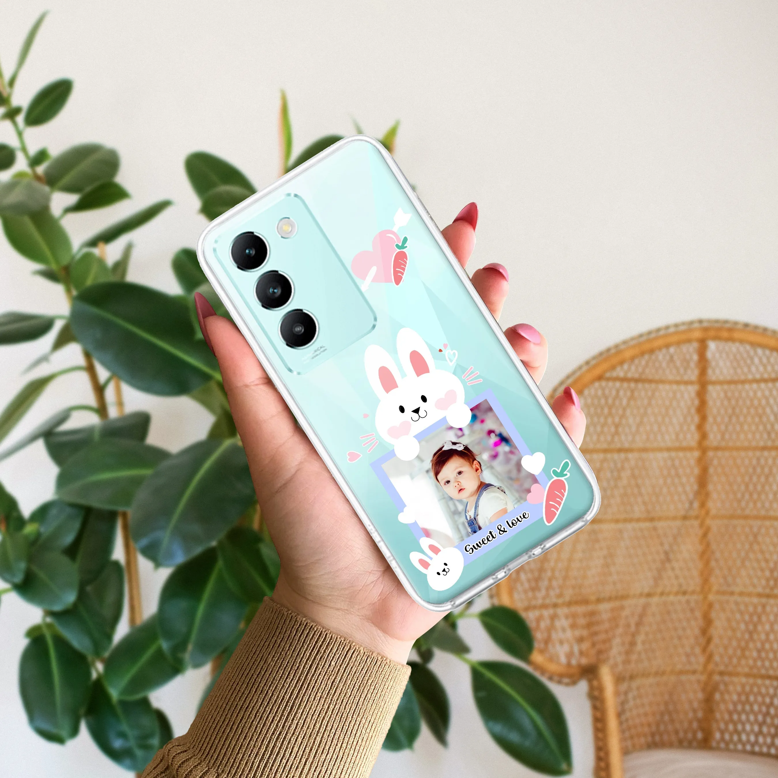 Customize Photo Transparent Silicon Case For Vivo