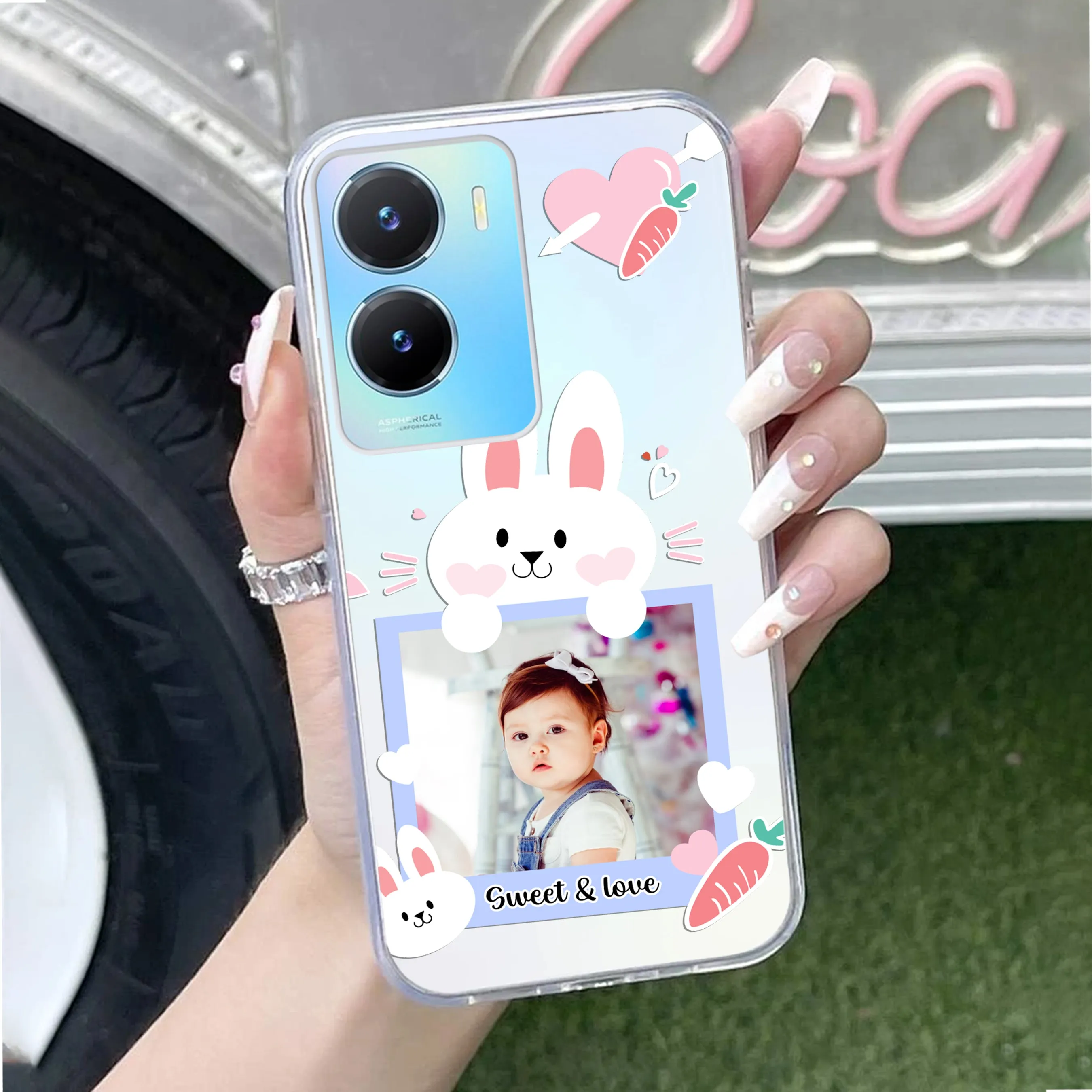 Customize Photo Transparent Silicon Case For Vivo