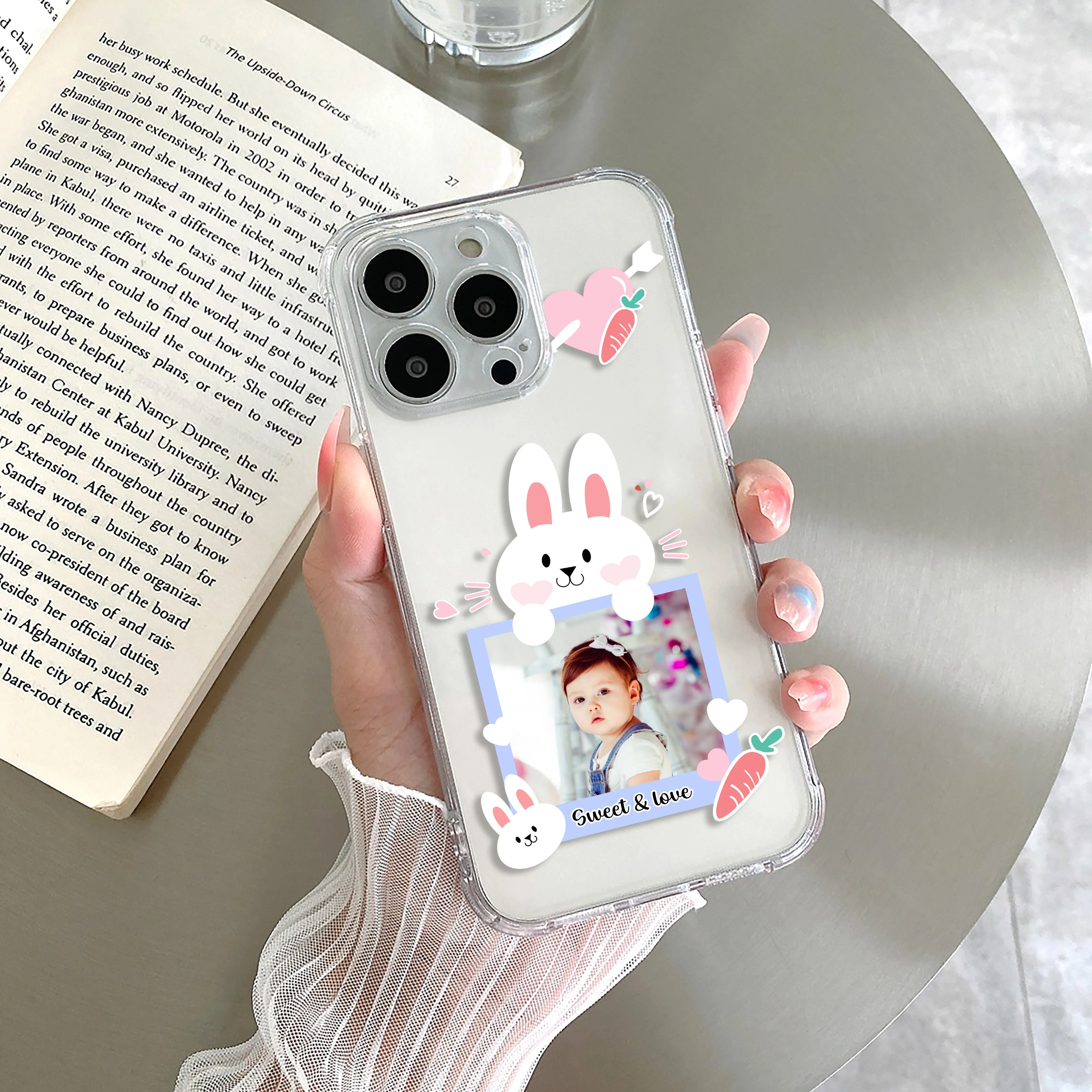 Customize Photo Transparent Silicon Case For Vivo