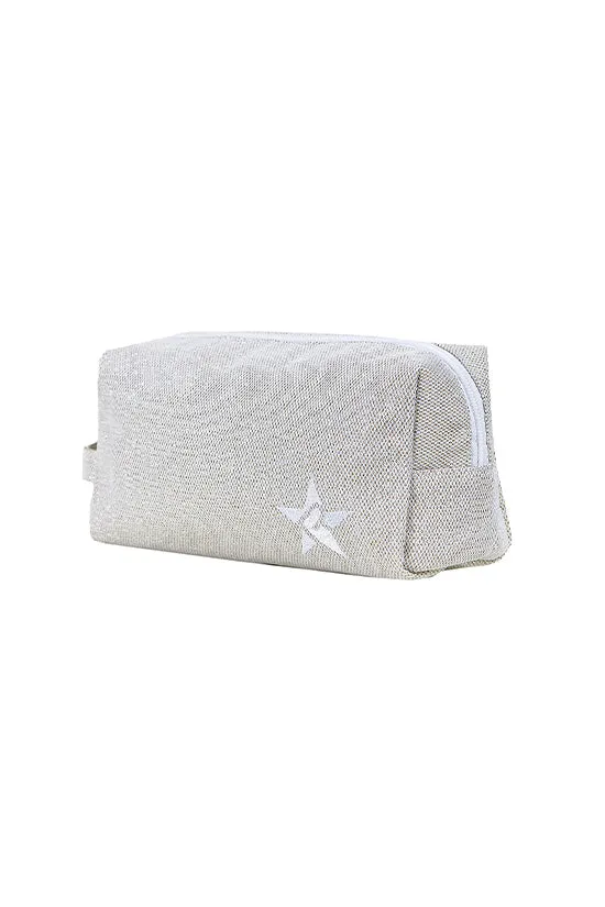 DiamondNet™ in Champagne Rebel Makeup Bag with White Zipper