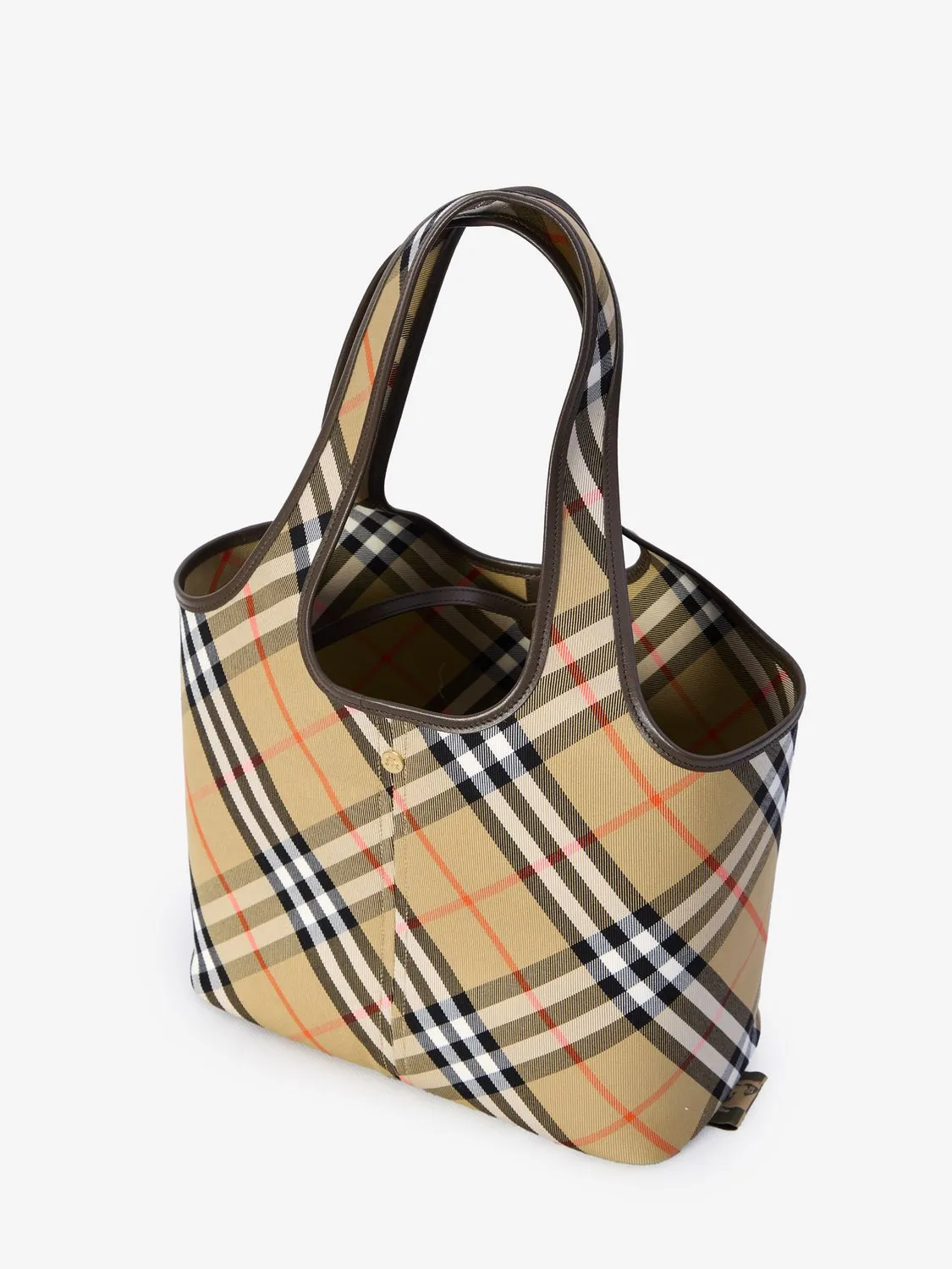 ERED\N\NSMALL CHECKERED TOTE BAG