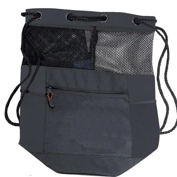 Expanded Polyester Mesh Bag / Drawstring Backpack