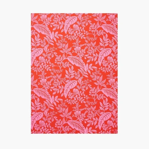 Floral Neon Wrapping Paper - 3 sheet Roll