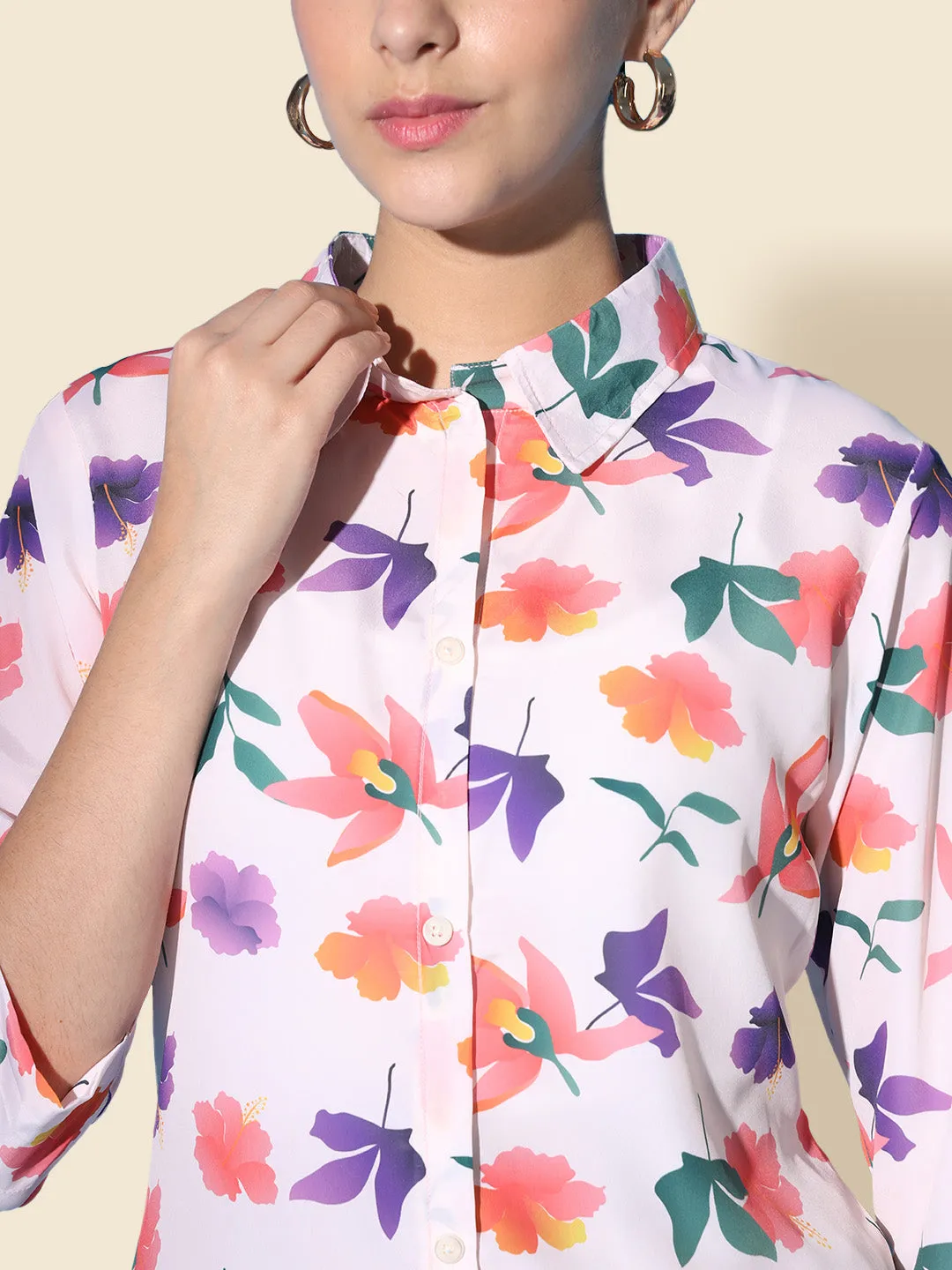 Floral Printed Shirt