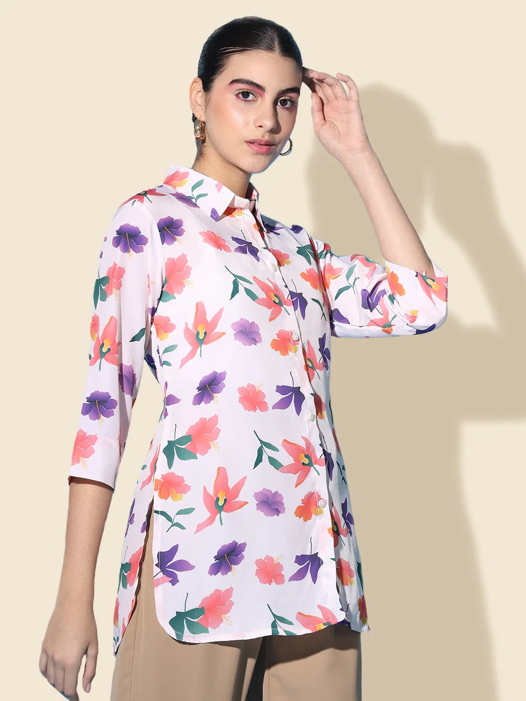 Floral Printed Shirt