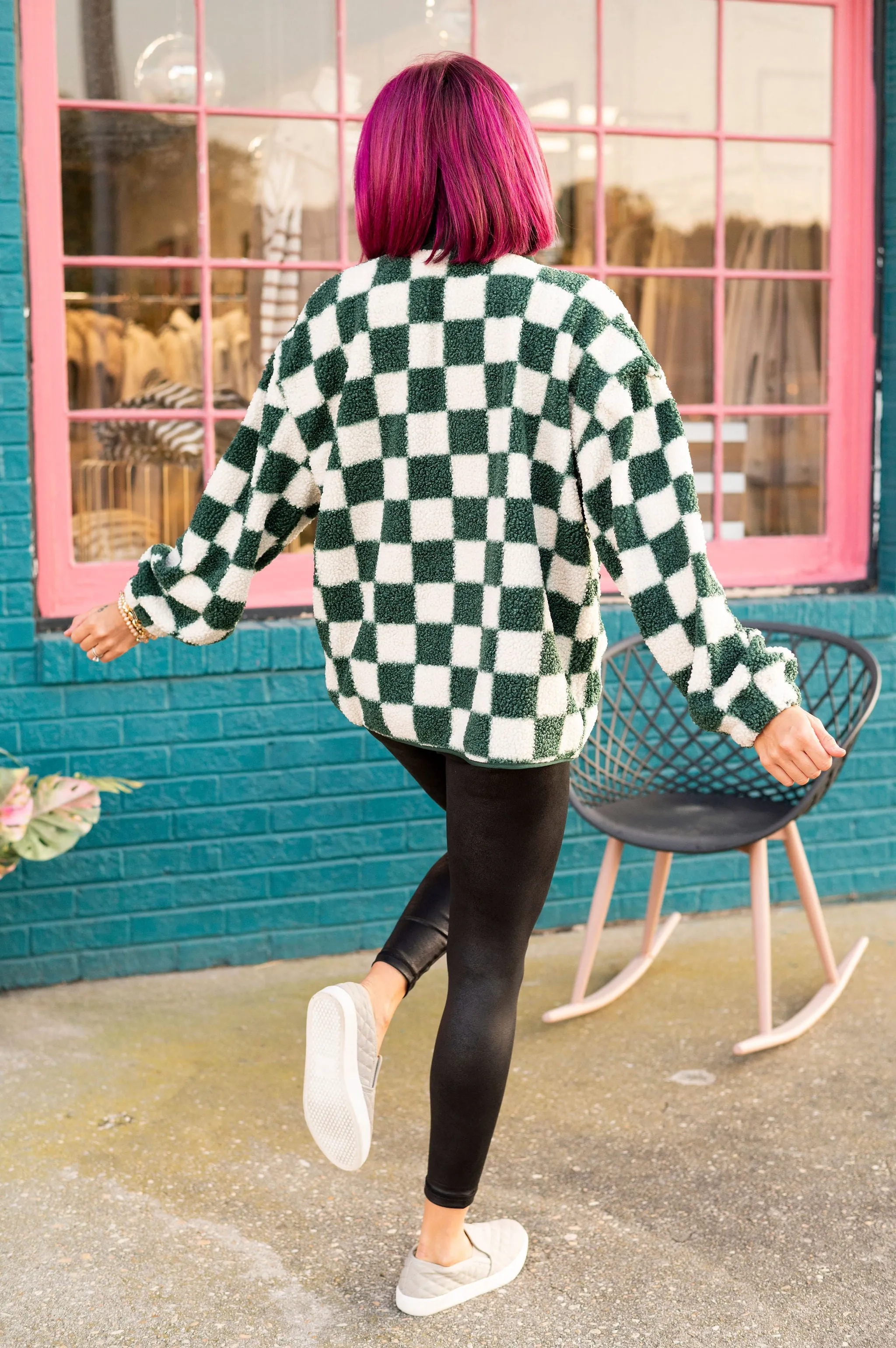 Fly Eagles Fly Checkered Jacket