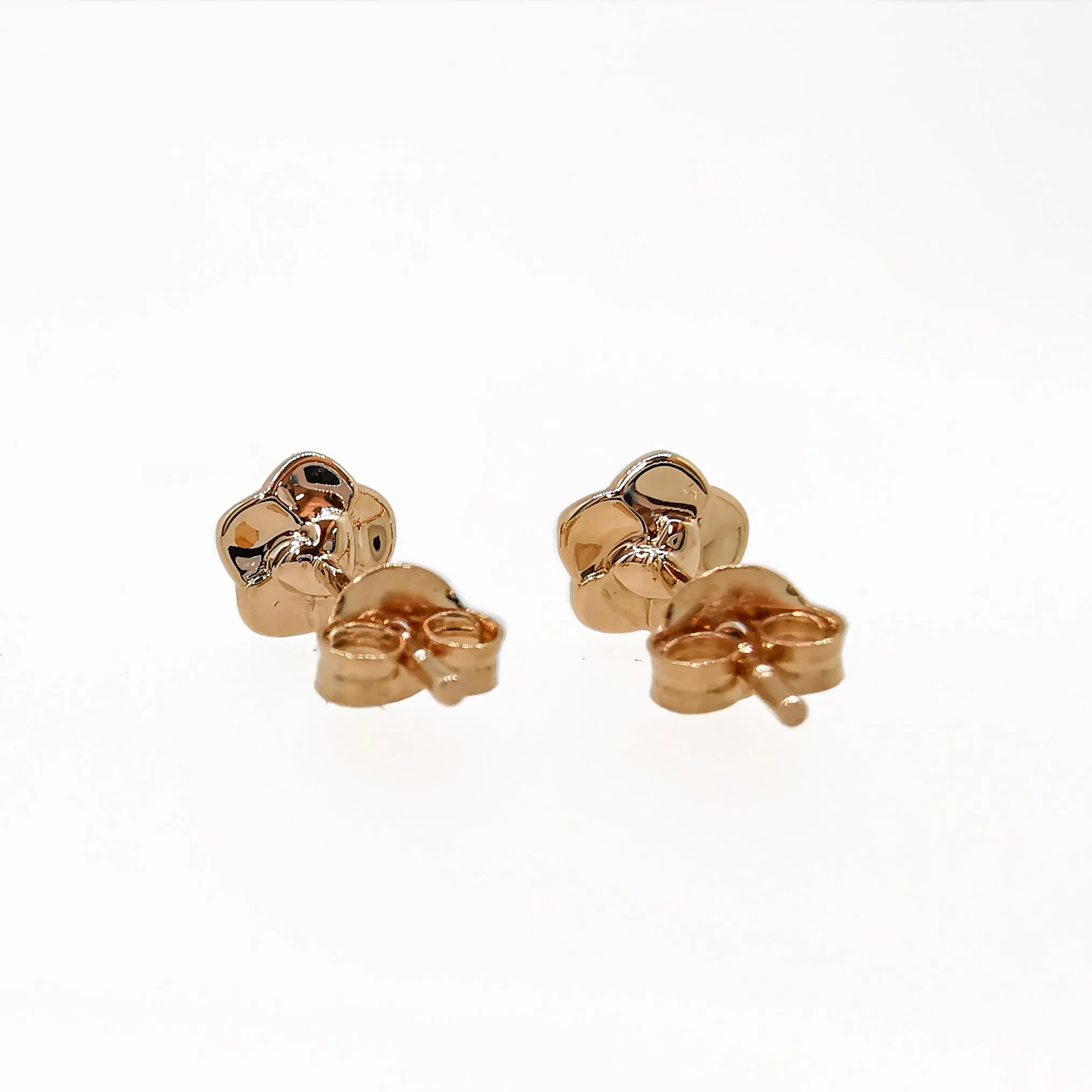 Forget-Me-Not Tiny Rose Gold Vermeil Stud Earrings