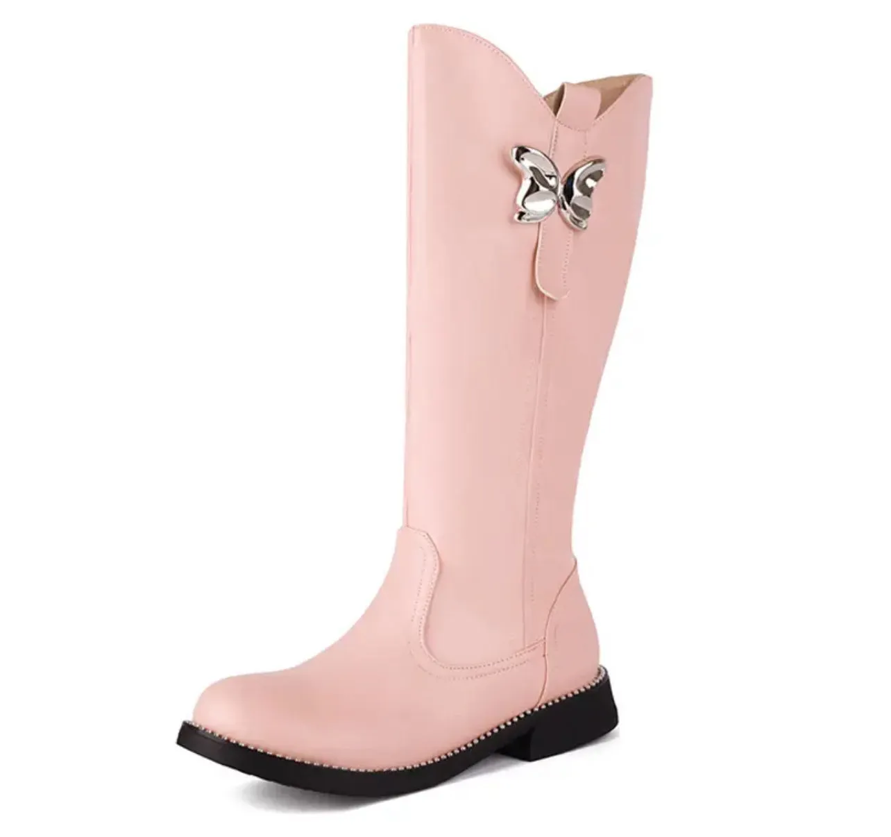 Girls Princess Comfortable Knee-High Long Boots