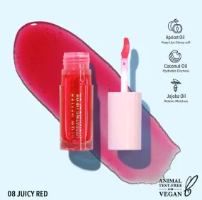 Glow Getter Hydrating Lip Oil In Juicy Red