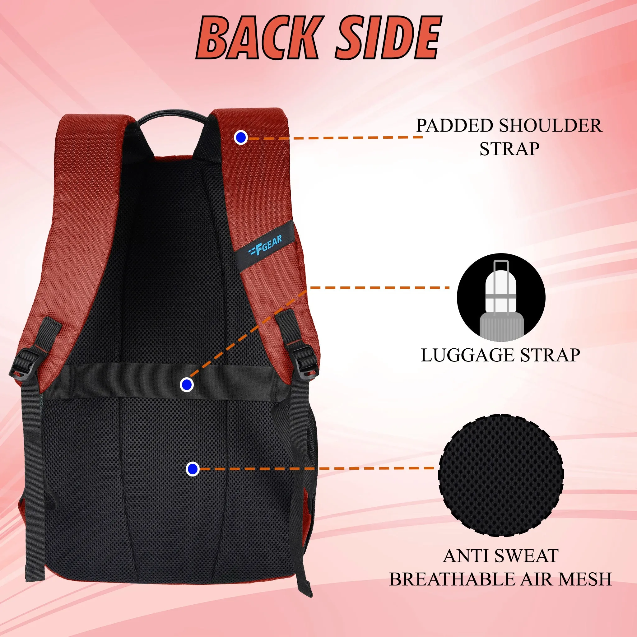 Hank 26L Picante Laptop Backpack