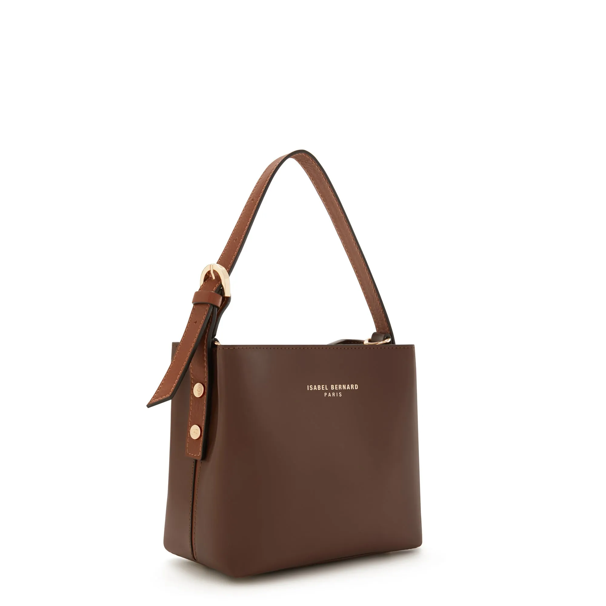 Honoré Adriane Mini brown leather handbag calfskin leather