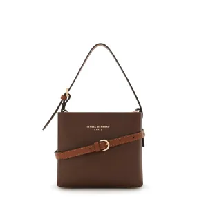 Honoré Adriane Mini brown leather handbag calfskin leather